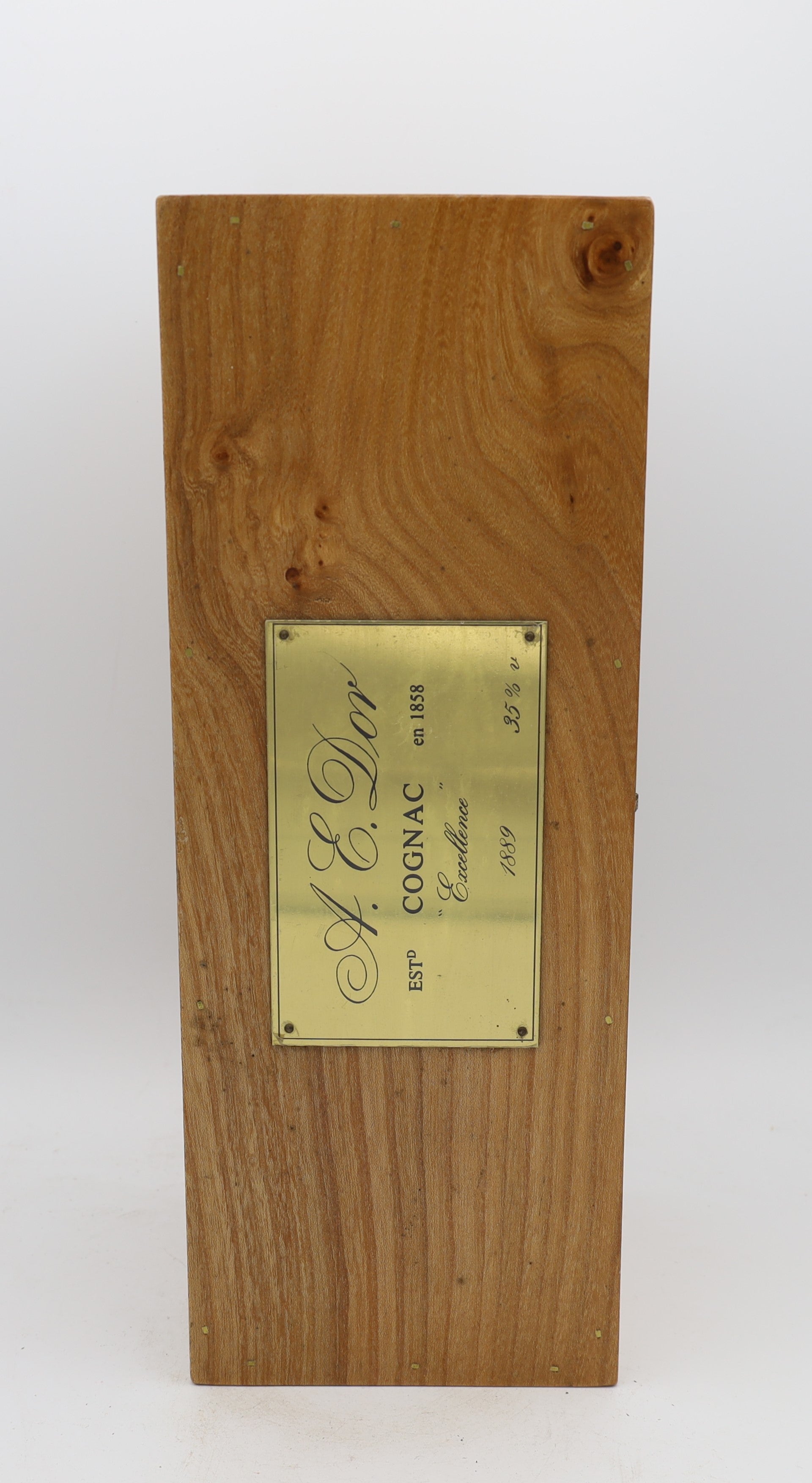 A.E. Dor Cognac – premium French cognac in elegant wooden box, ideal for gifting and collectible edition