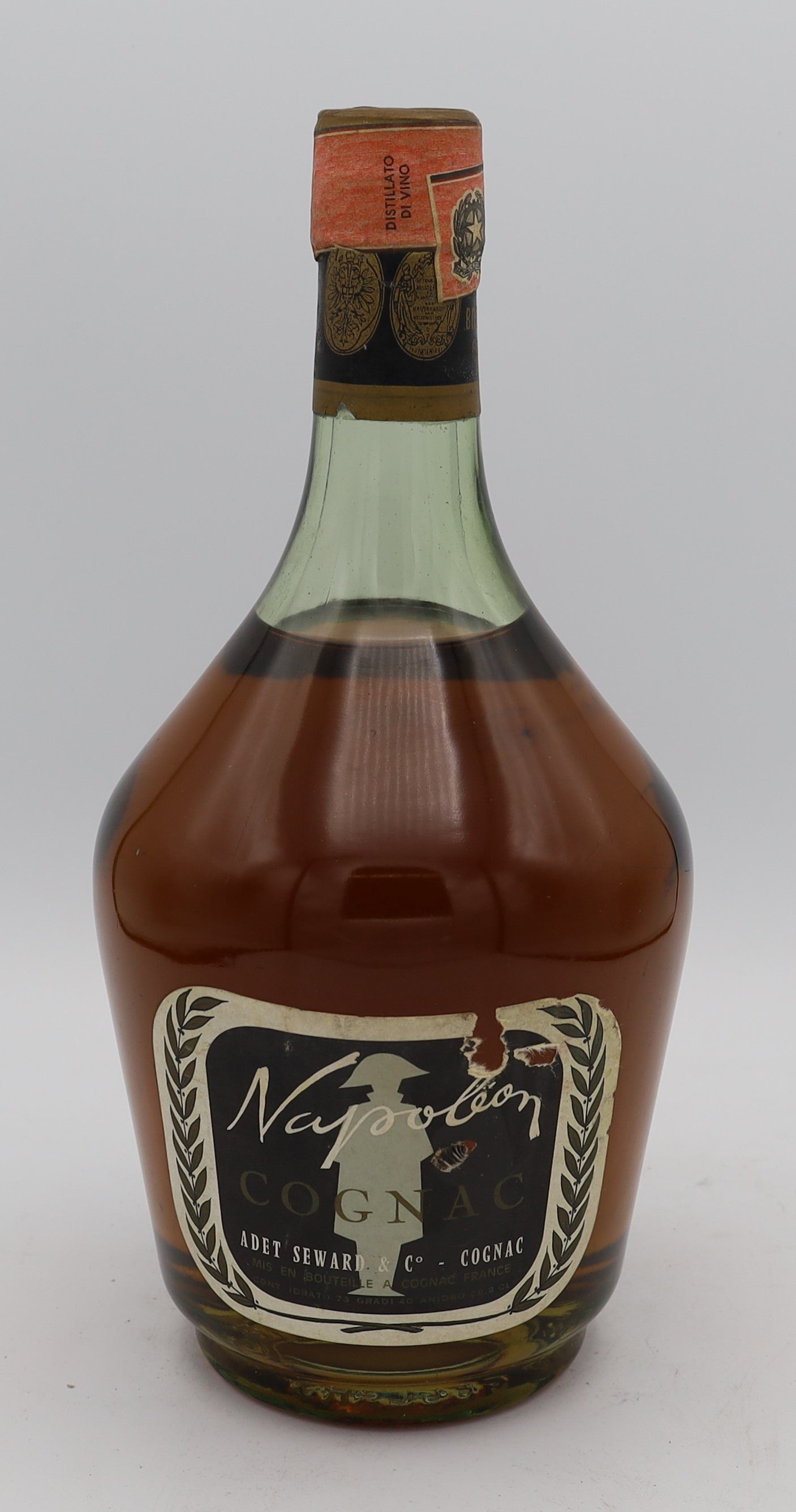 Adet Seward Napoleon Cognac – premium French brandy with rich amber color, smooth and complex flavors, ideal for collectors and connoisseurs.