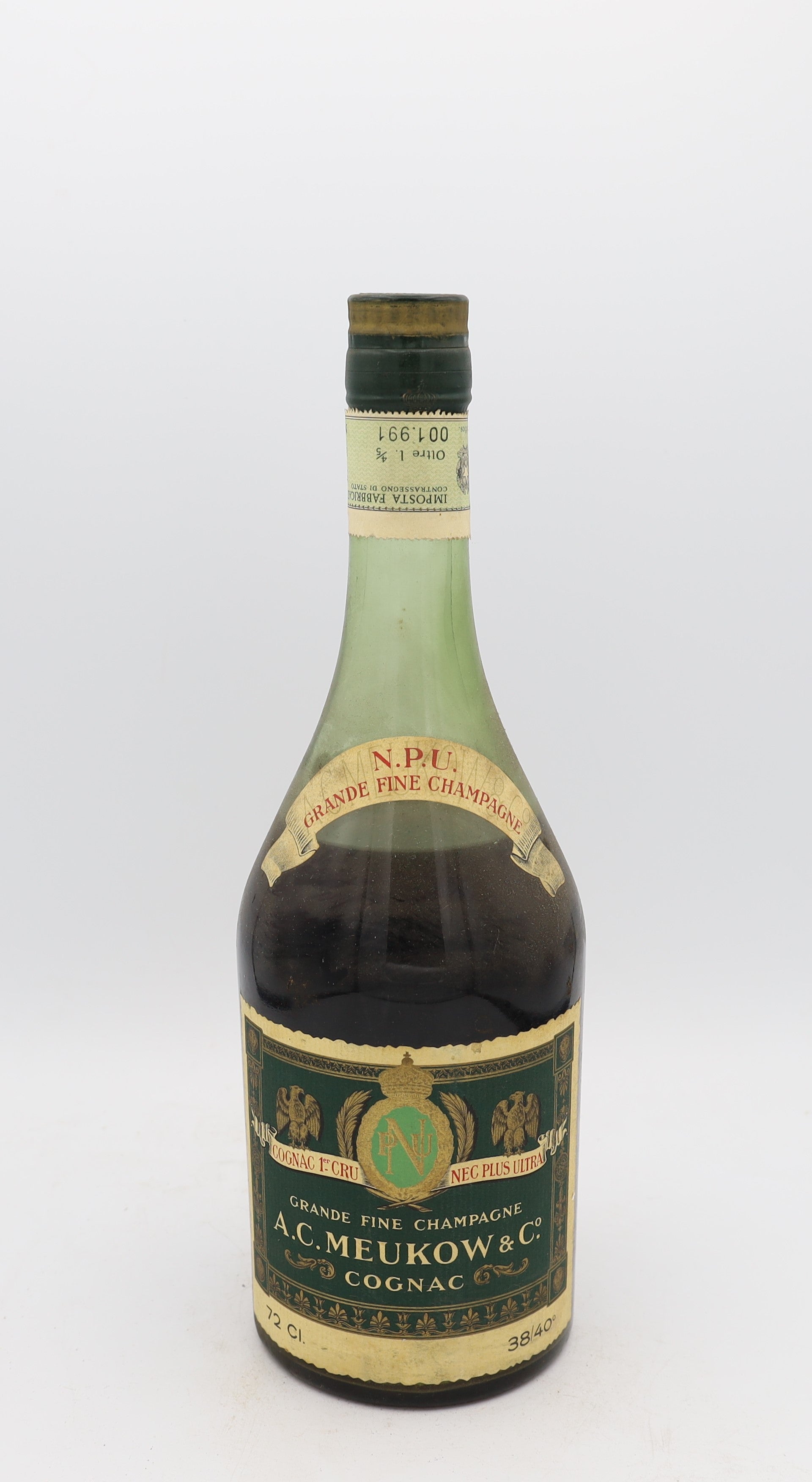 Meukow NPU Grande Fine Champagne Cognac 1958
