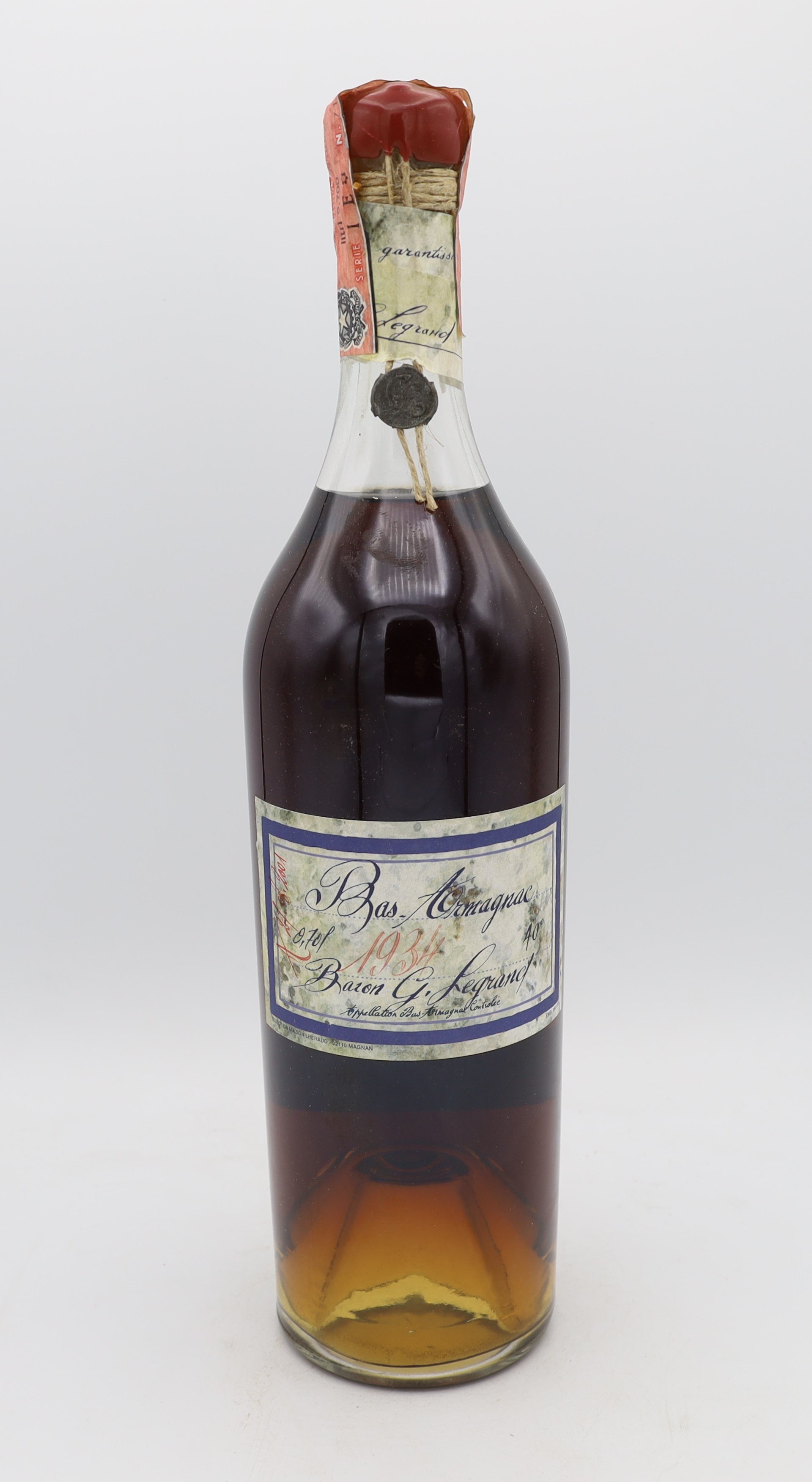 Bas Armagnac Vintage 1934