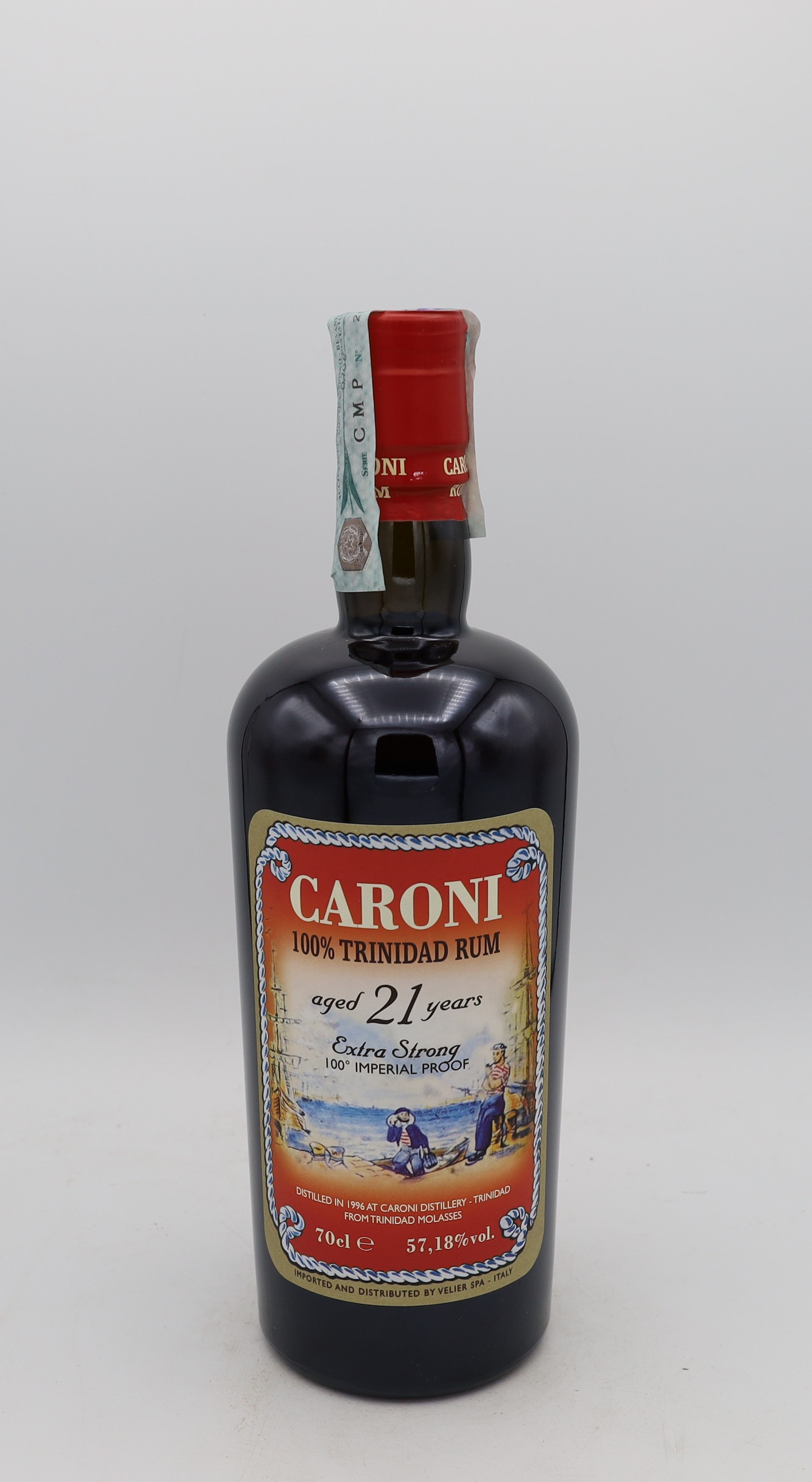 Caroni 1996 extra strong 100 proof rum 21 yo Velier