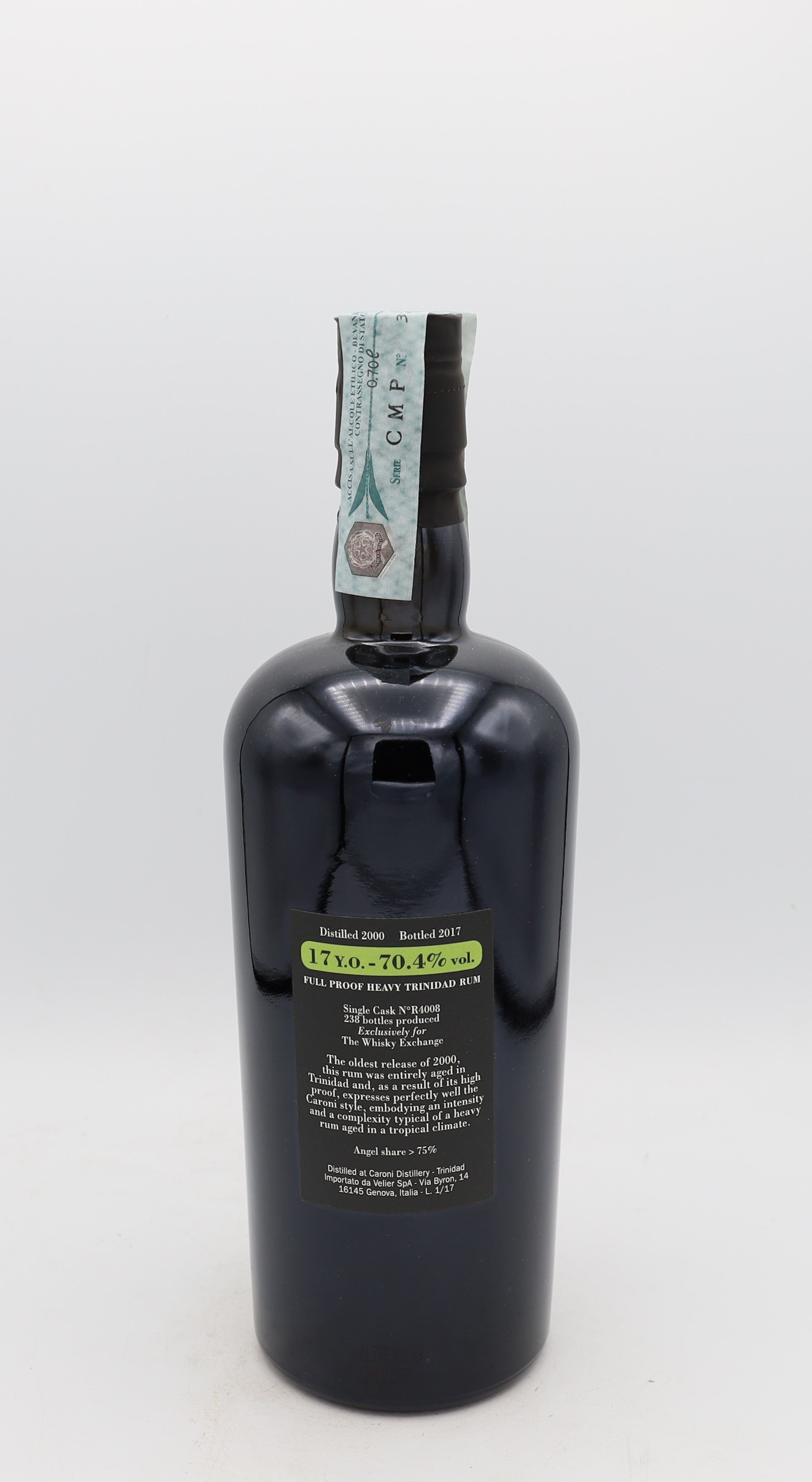 Caroni 17yo Single Cask R4008 The Whisky Exchange Vintage 2000