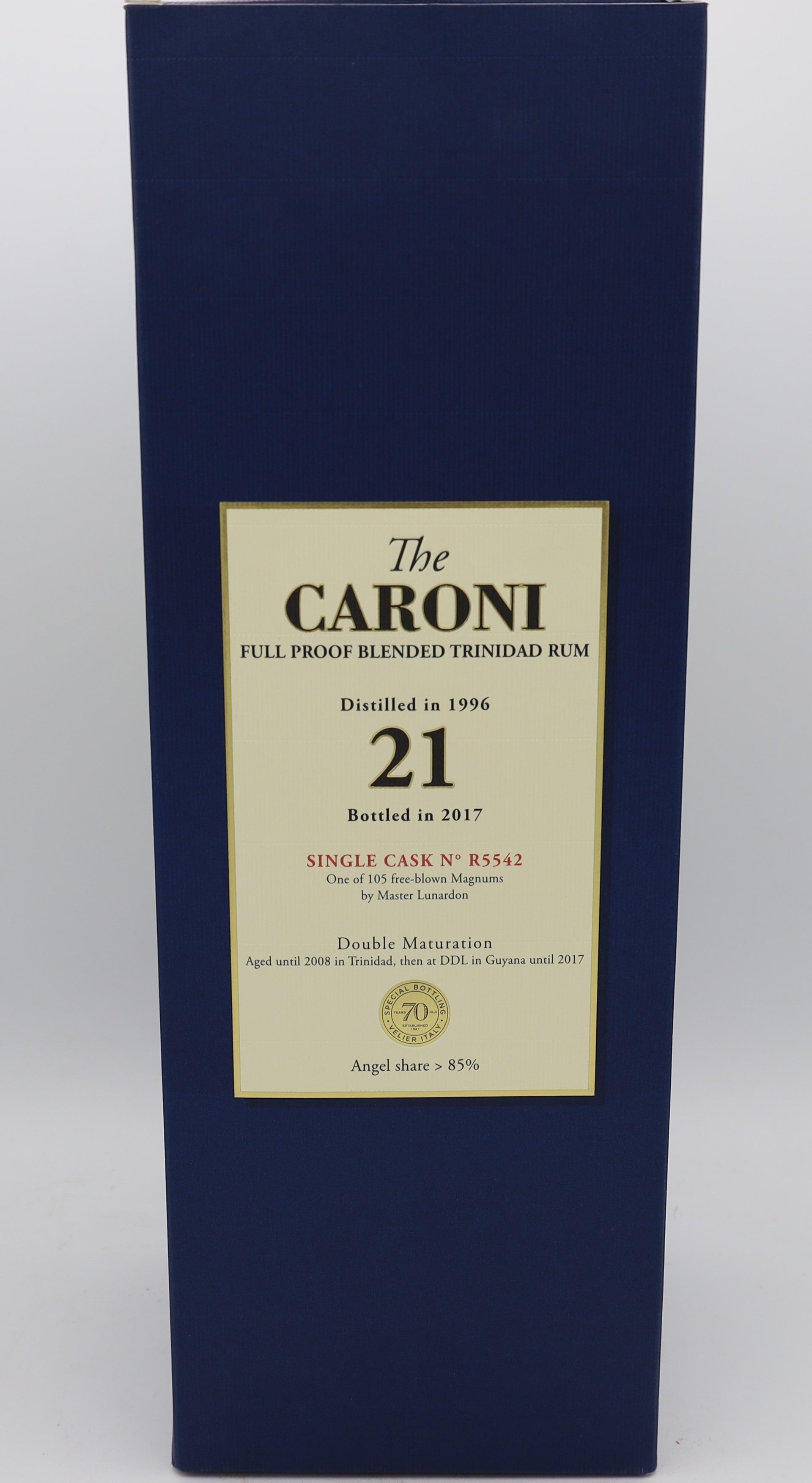 Caroni 21yo Rum R5542 1996 Velier Magnum