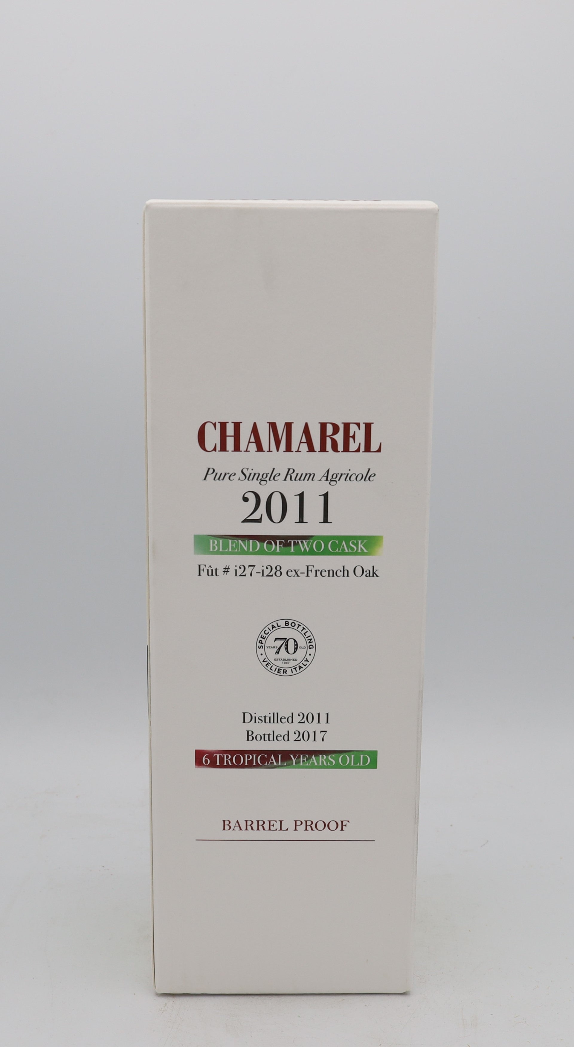 Chamarel 2011 Rum Agricole Velier 6 yo