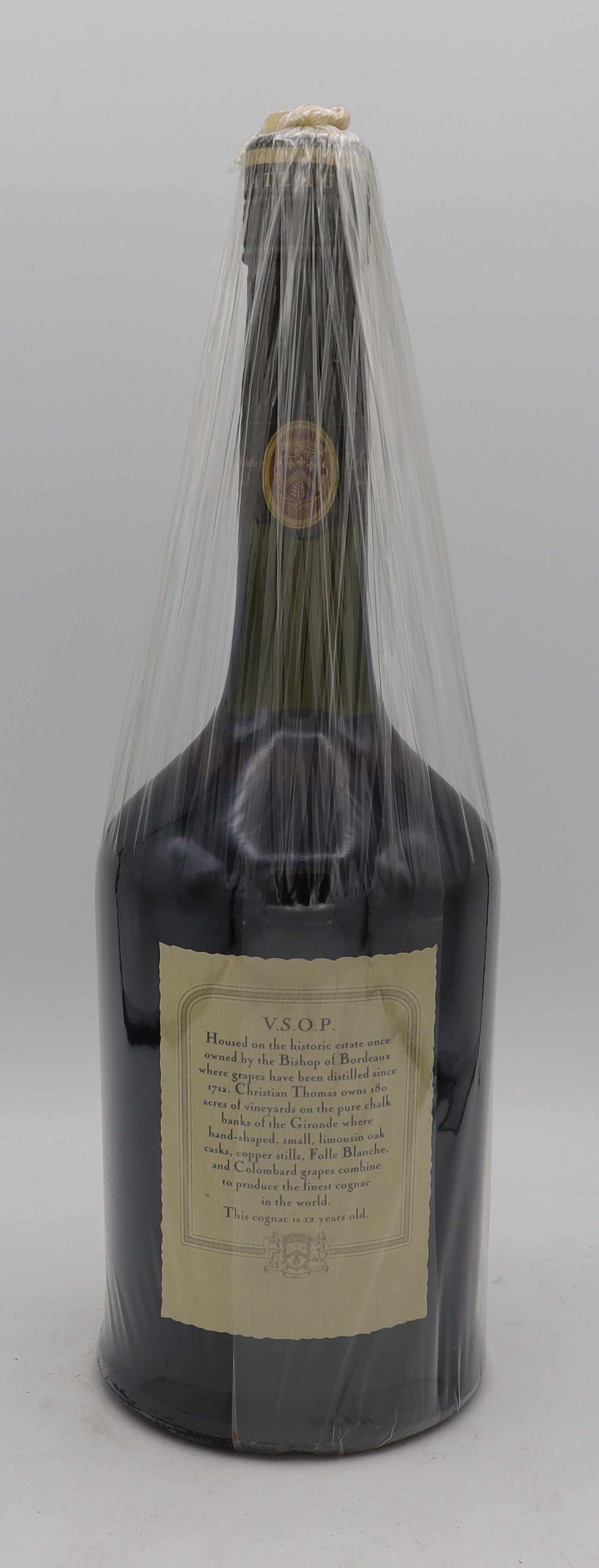Château de Beaulon VSOP Cognac, 12 years old – premium French brandy with smooth, rich flavors and elegant aroma, ideal for collectors and connoisseurs.