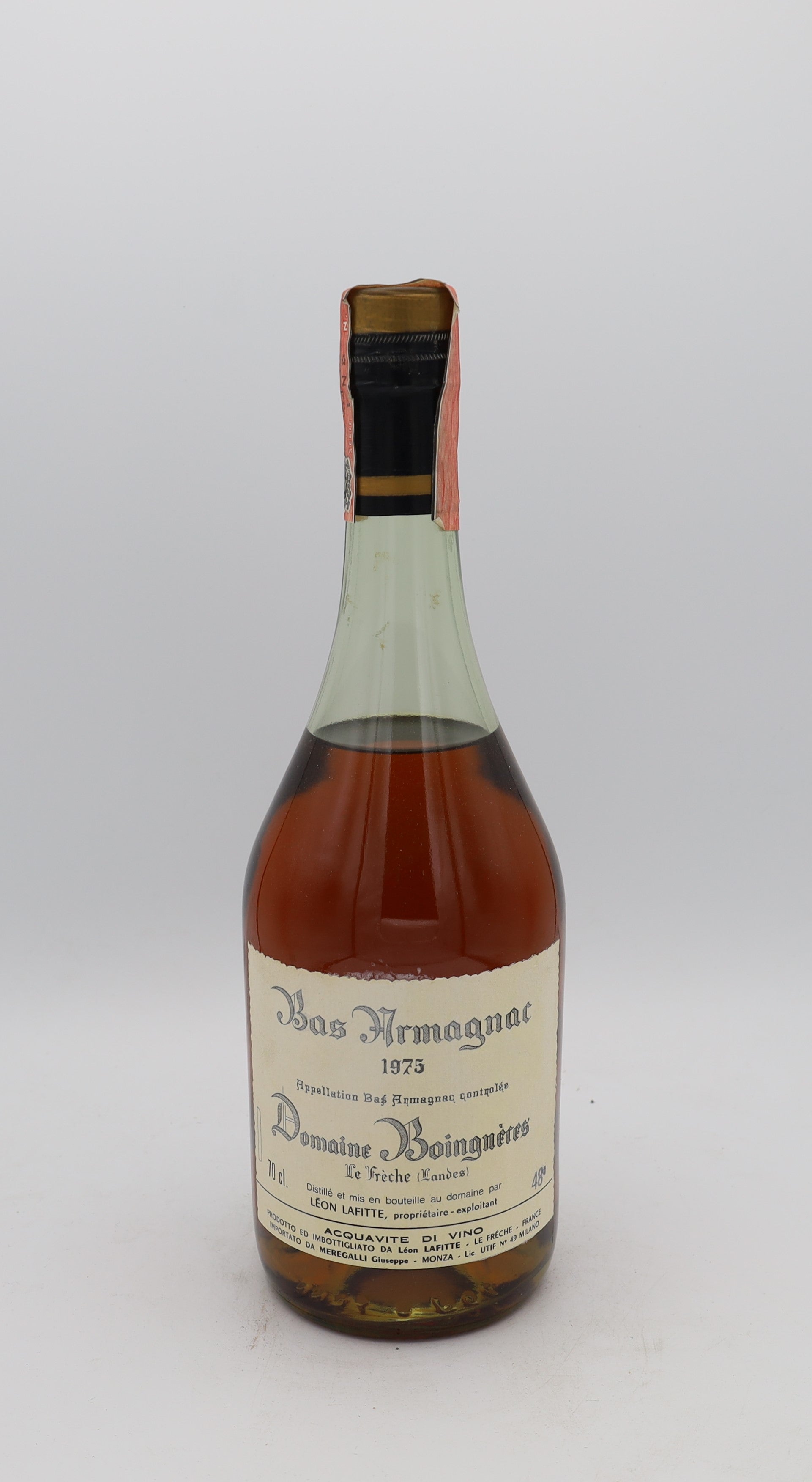Domaine Boingnères Bas Armagnac Vintage 1975
