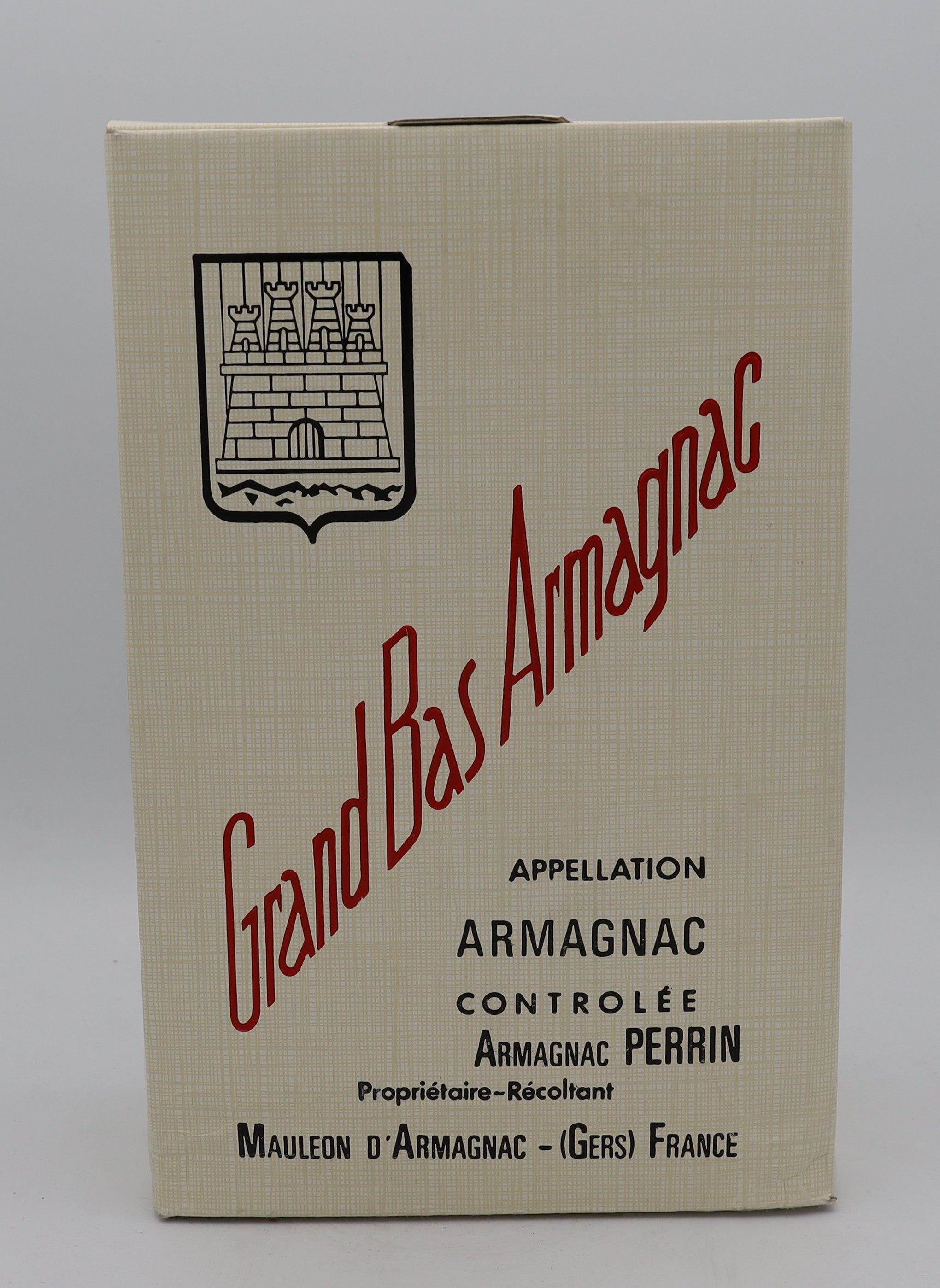 Domaine de Lahitte Hors d’Âge Bas Armagnac with neck label – premium aged brandy with rich, smooth flavors, ideal for collectors and connoisseurs.