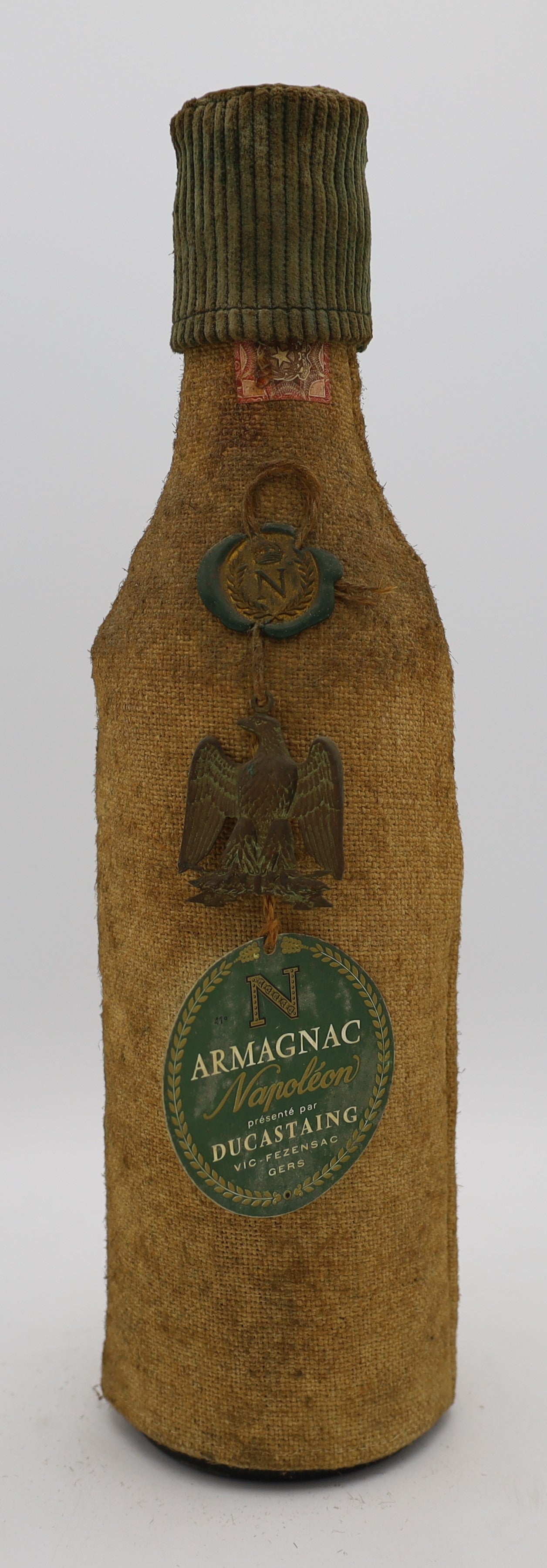 Ducastaing Napoleon Armagnac Vintage 1960s – premium aged brandy with rich, complex flavors and exceptional character, ideal for collectors.