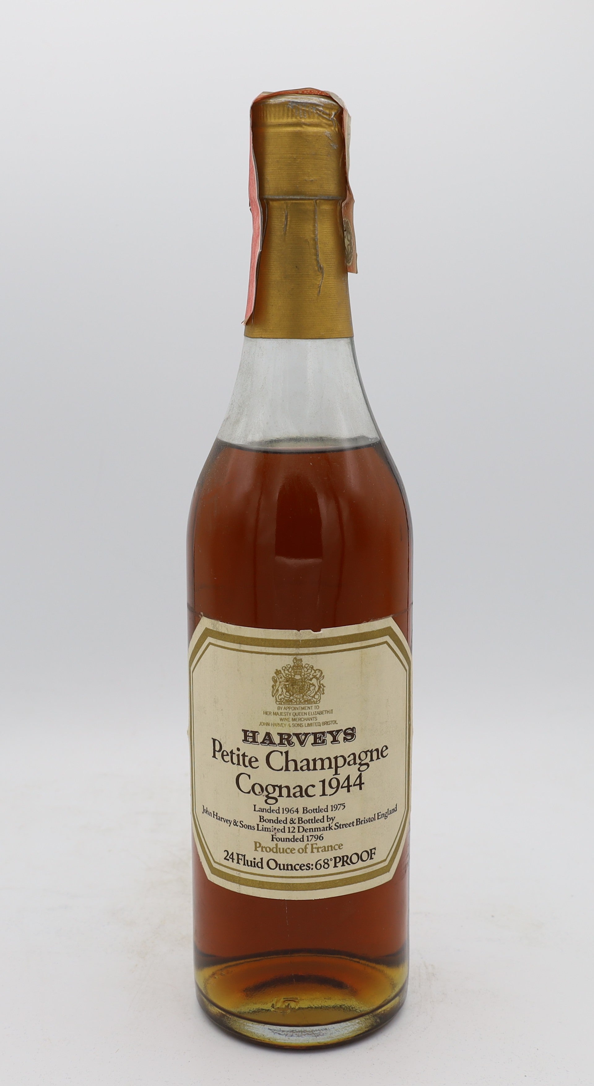 Harveys Cognac Petite Champagne Vintage 1944