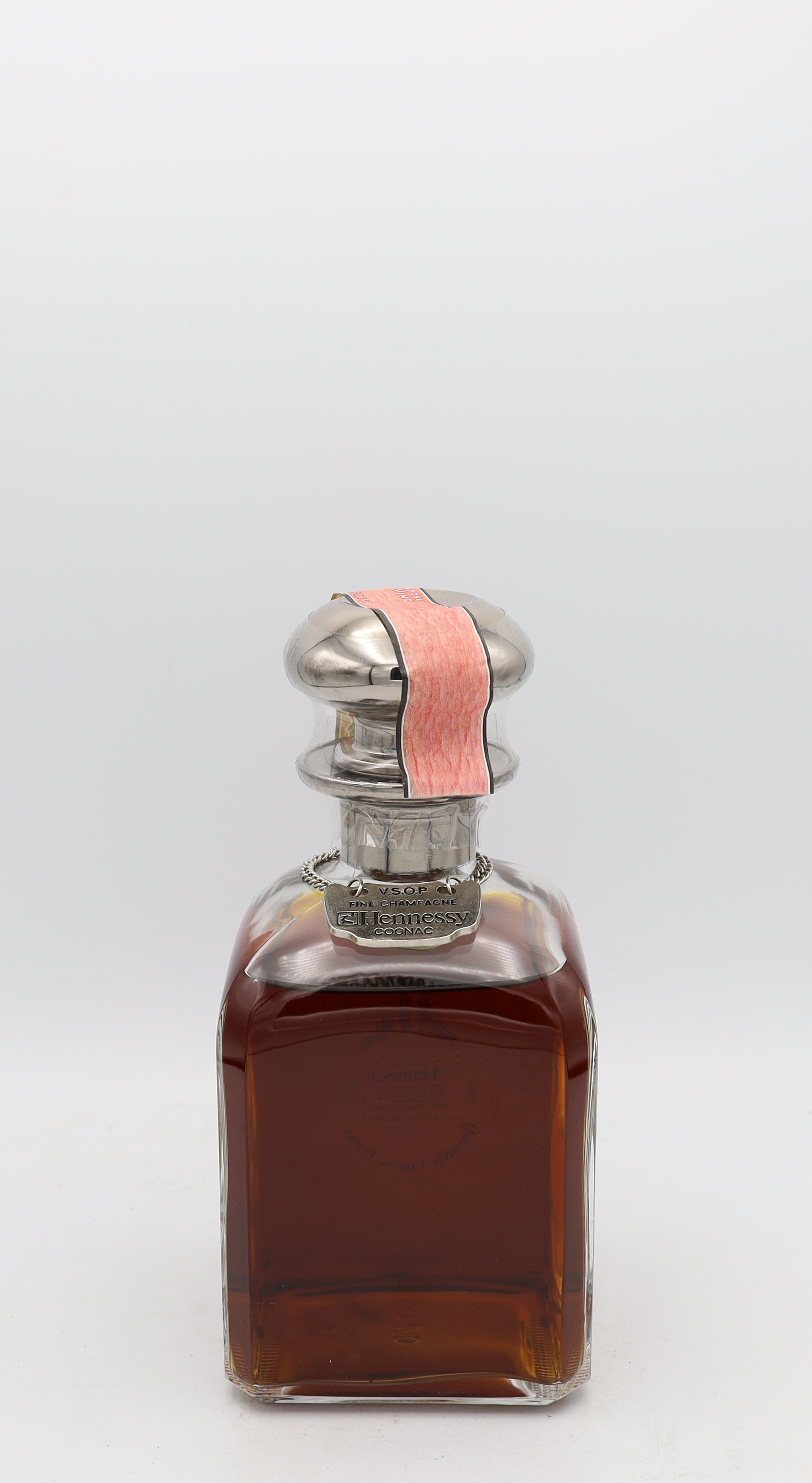 Hennessy VSOP Cognac silver top decanter – premium French cognac in elegant collectible bottle, perfect for gifting