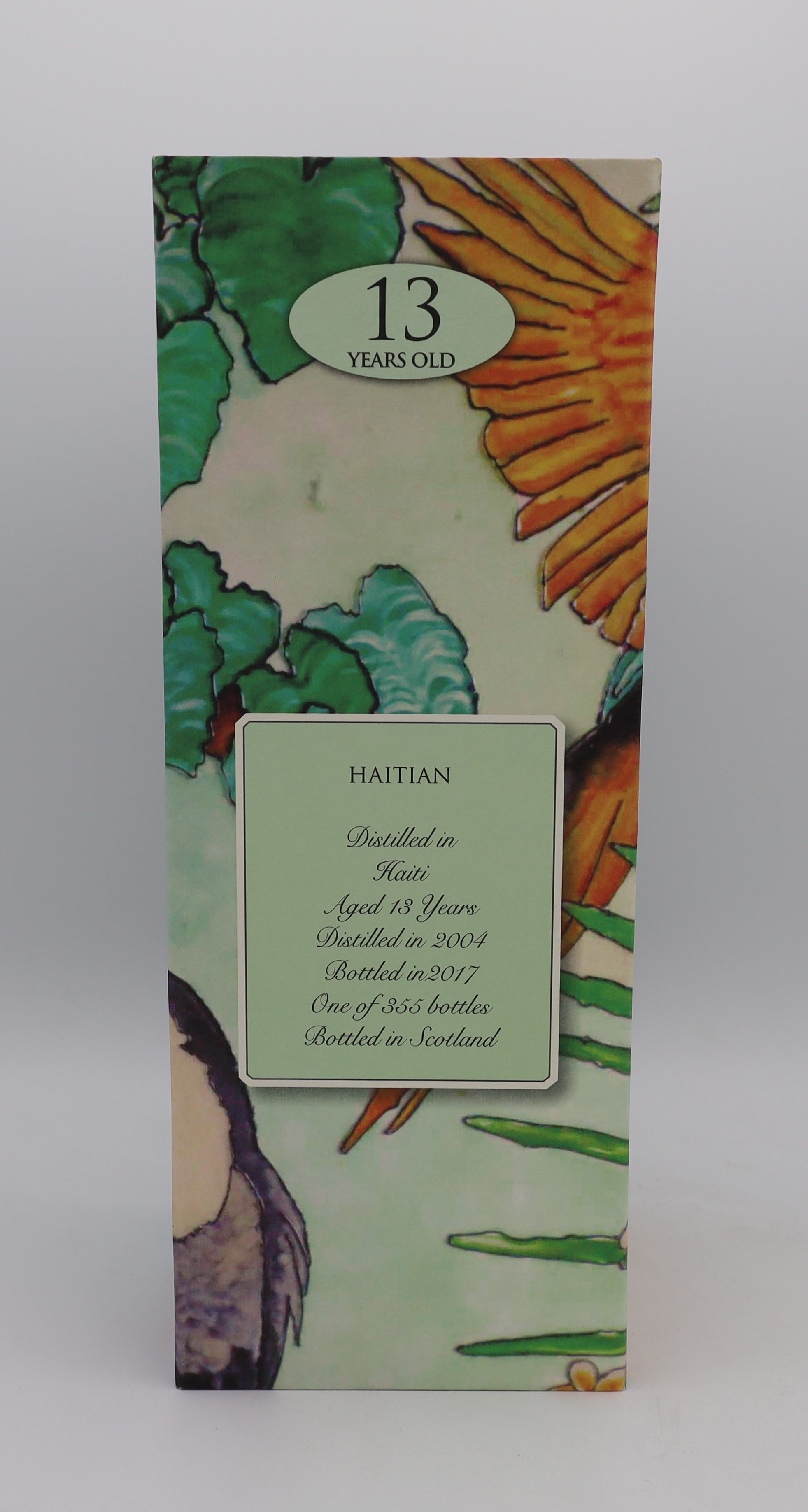 Haitian Rum Silver Seal 13YO Limited Edition – premium aged rum presented in a collector’s box, with rich, complex flavors and smooth finish.