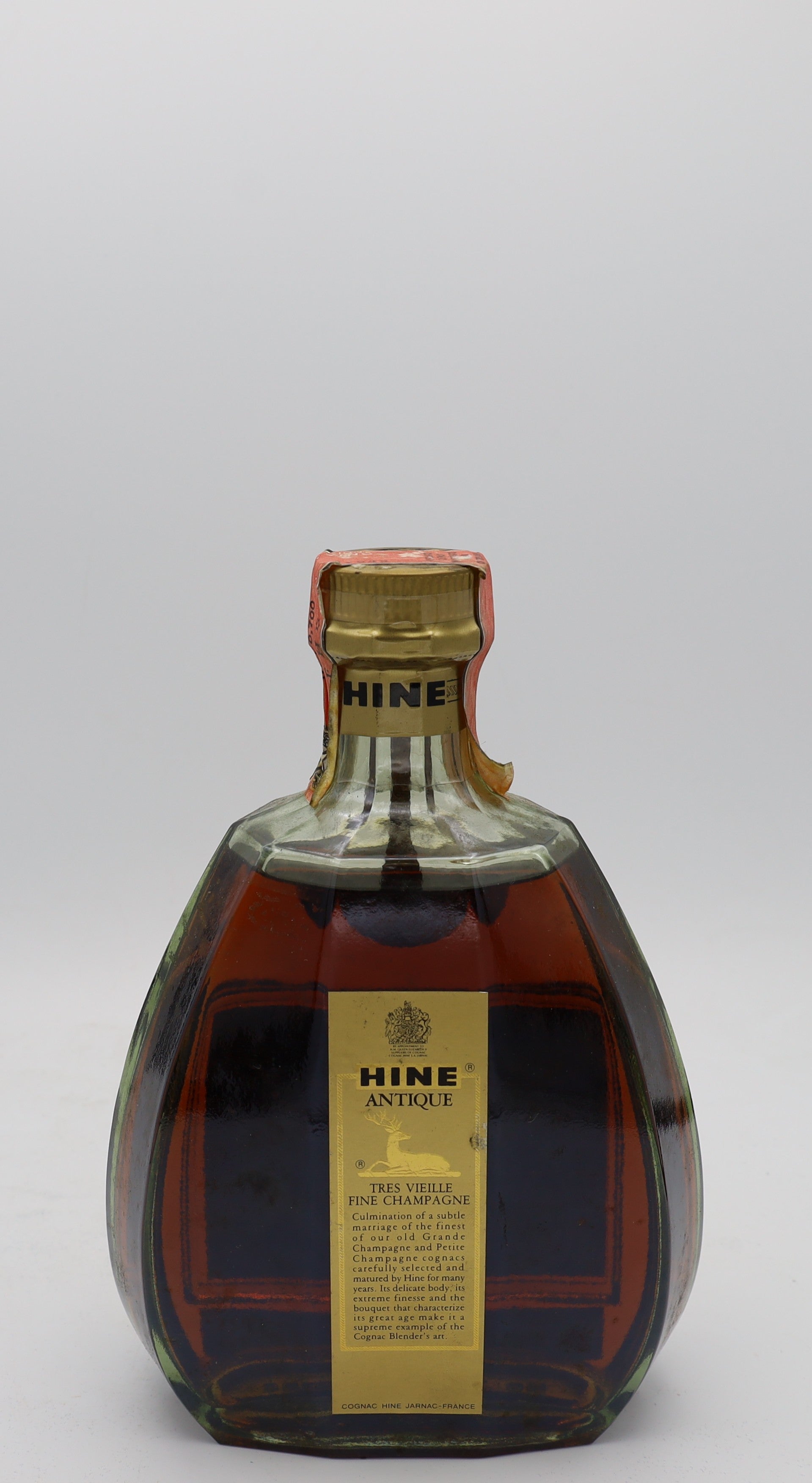 Hine Cognac Tres Vieille Fine Champagne 1980's