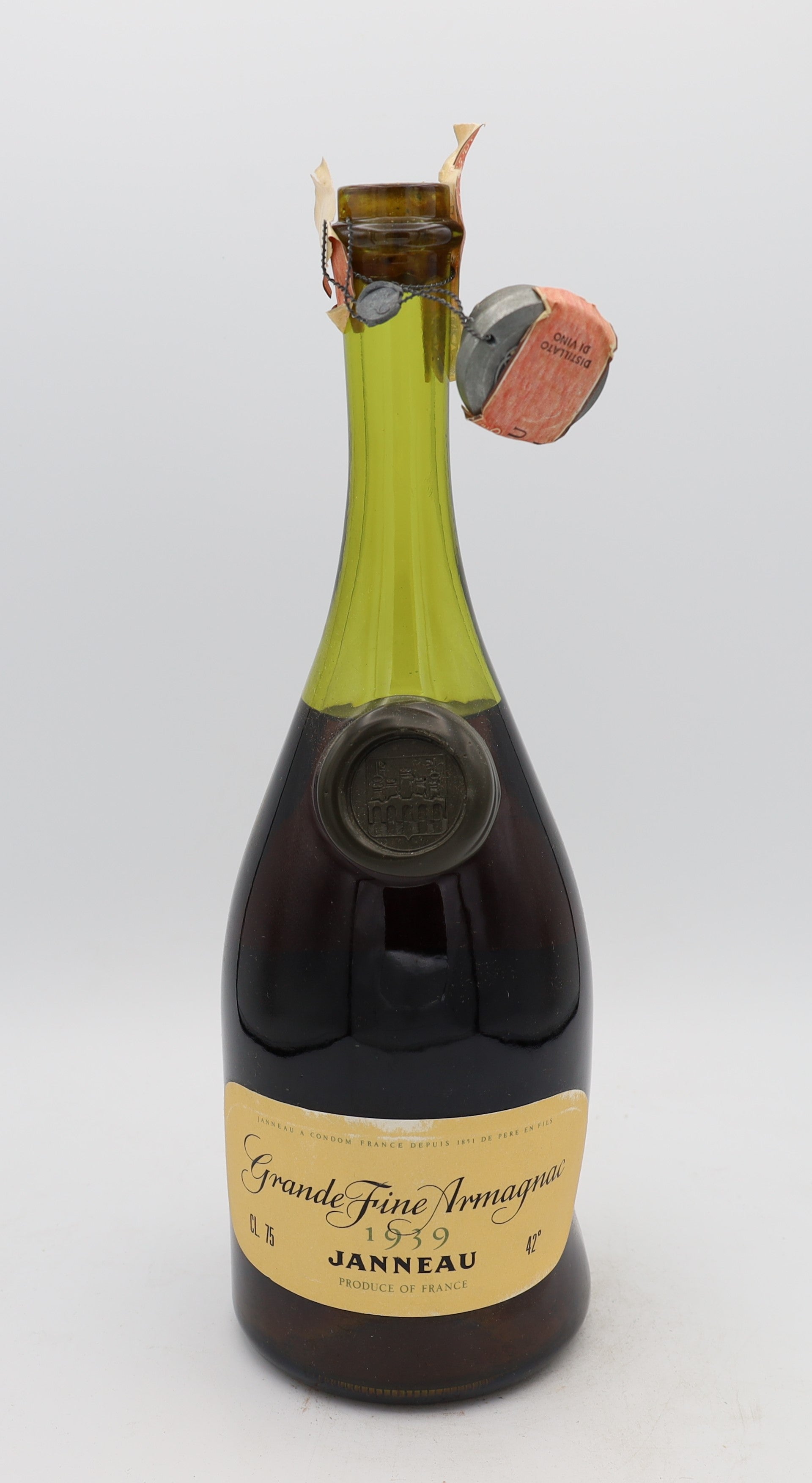 Janneau Grande Fine Armagnac Vintage 1939
