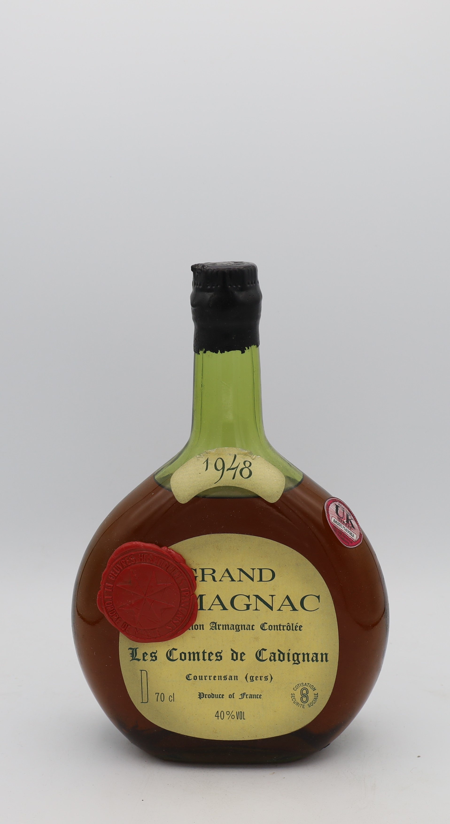 Les Comtes de Cadignan Grand Armagnac Vintage 1948