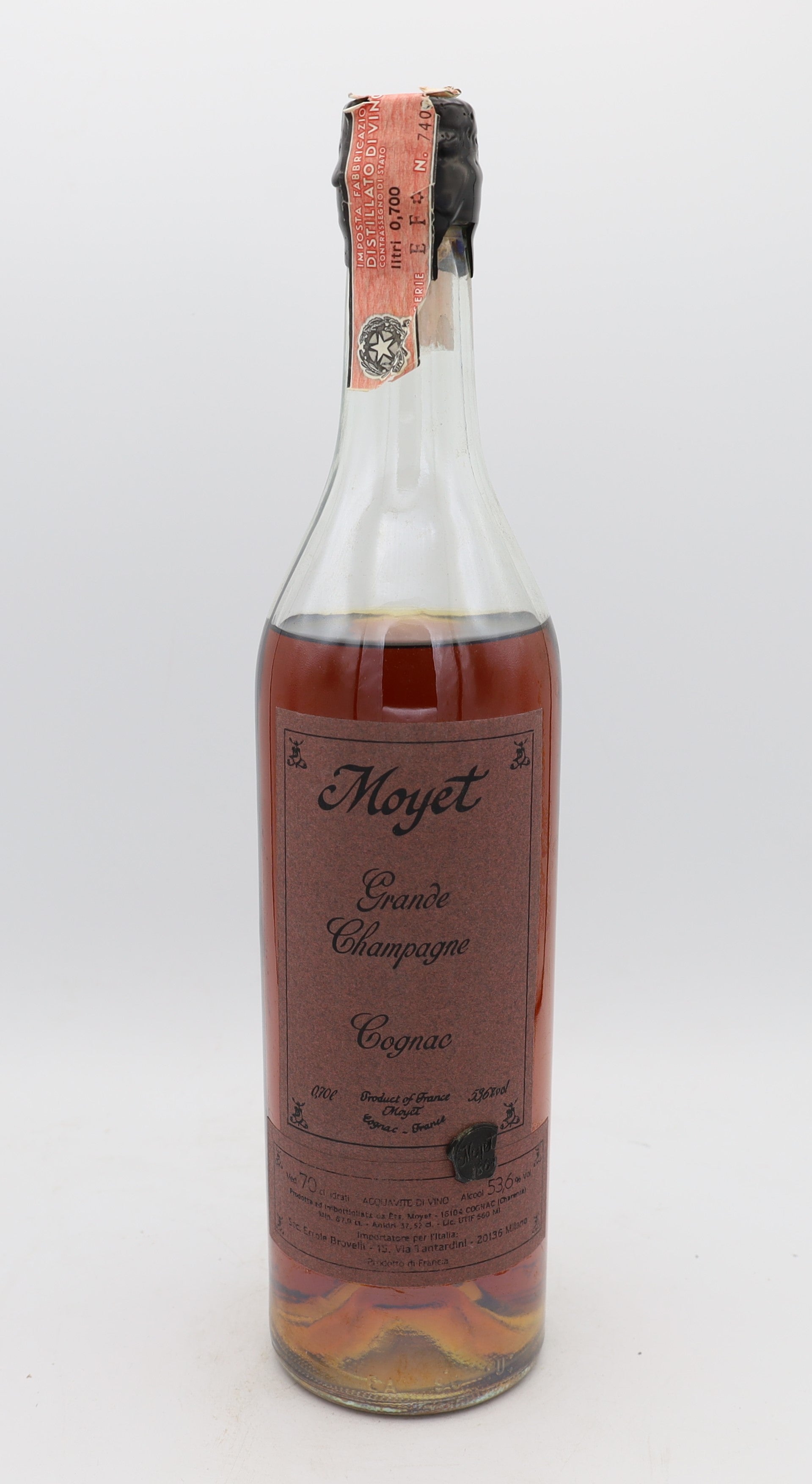 Moyet Grande Champagne Cognac – premium French cognac, Reserved Treasures Club collectible bottle for connoisseurs