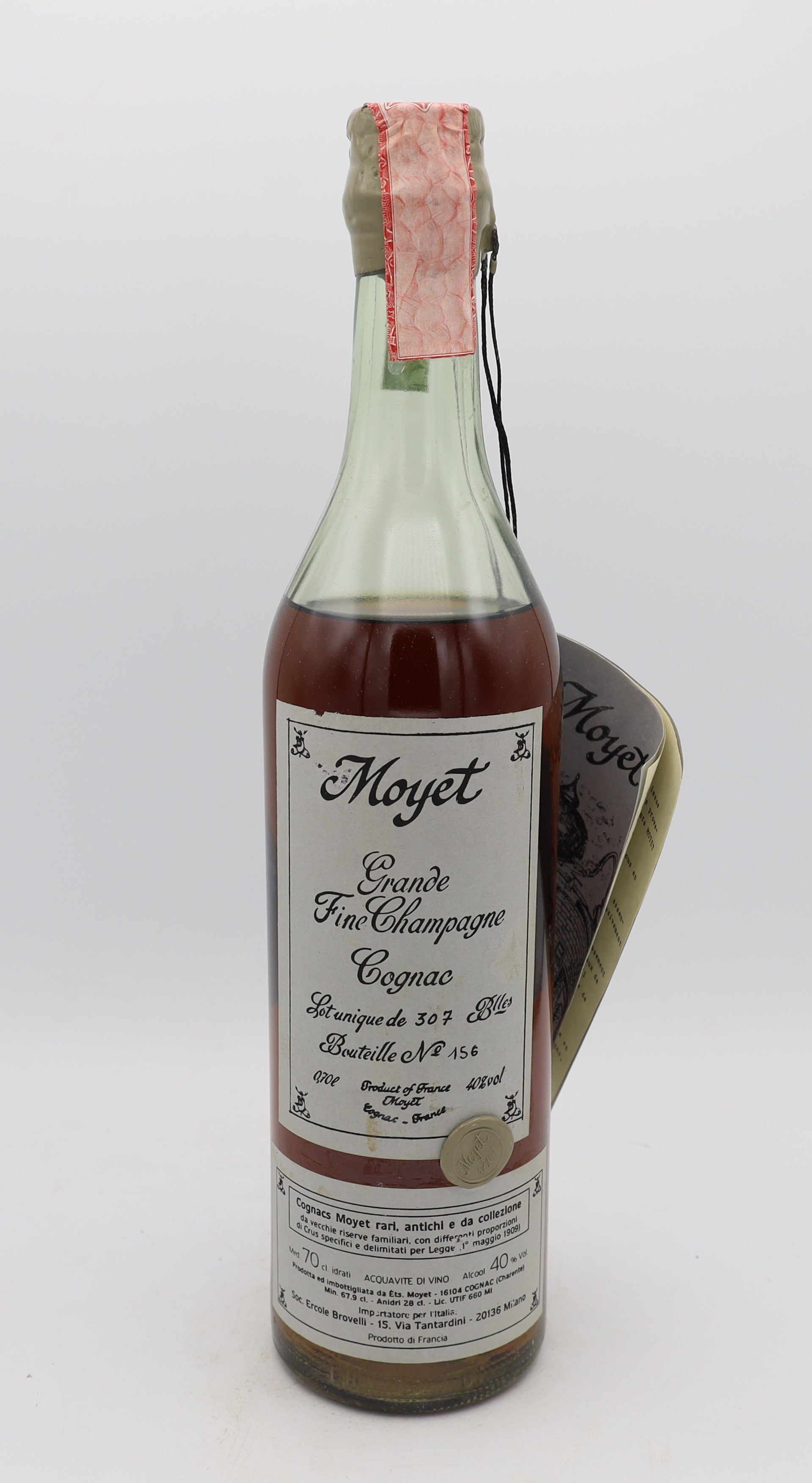 Moyet Grande Fine Champagne Cognac – limited edition French cognac, 1 of 307 bottles, Reserved Treasures Club collectible for connoisseurs