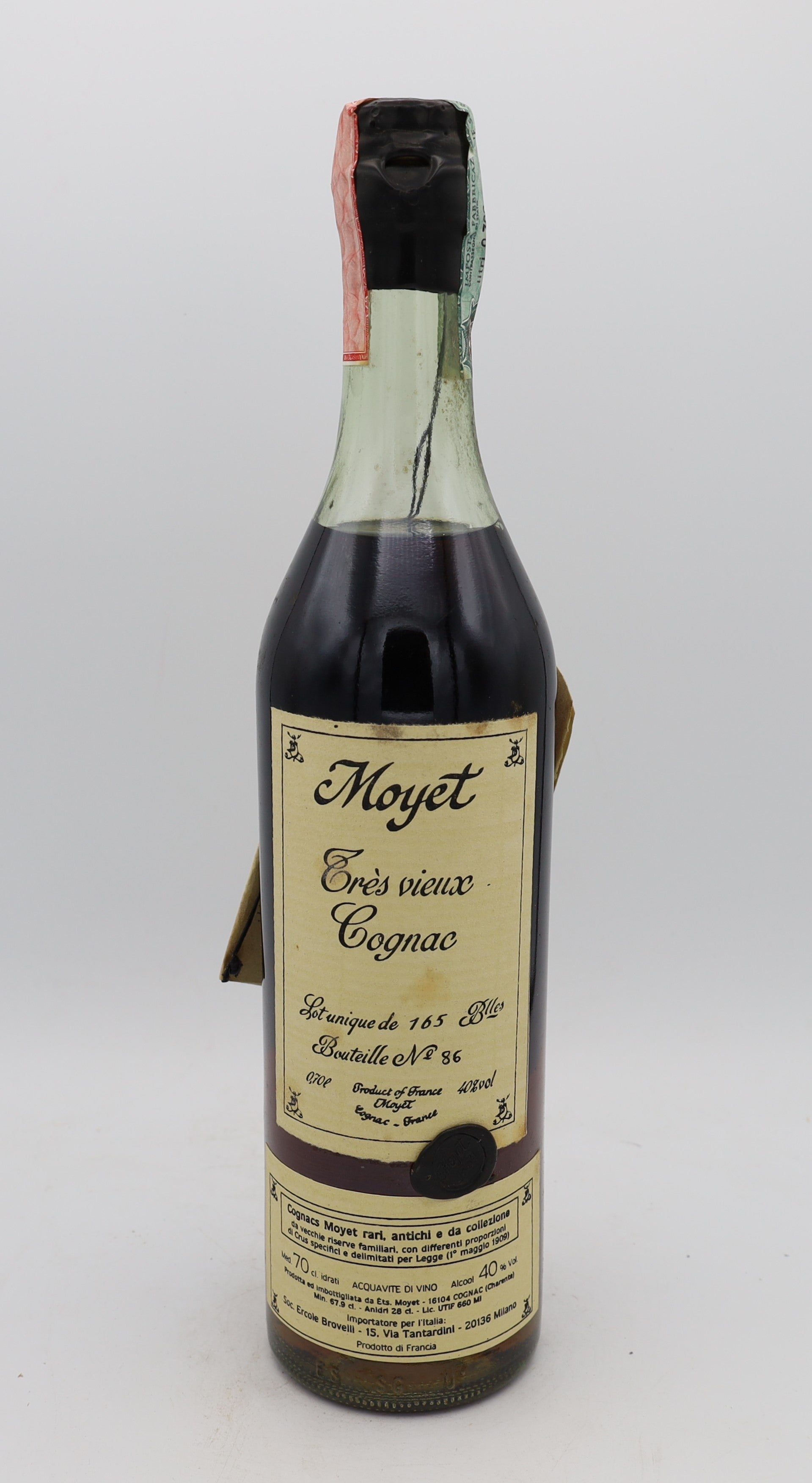 Moyet Très Vieux Cognac – exclusive French cognac, limited to 165 bottles worldwide, Reserved Treasures Club collector’s edition