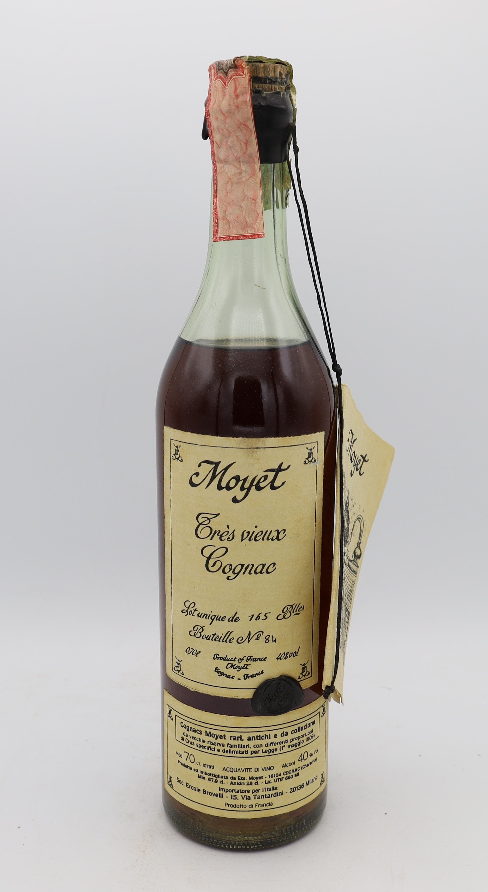 Moyet Très Vieux Cognac – exclusive French cognac, limited to 165 bottles worldwide, Reserved Treasures Club collector’s edition