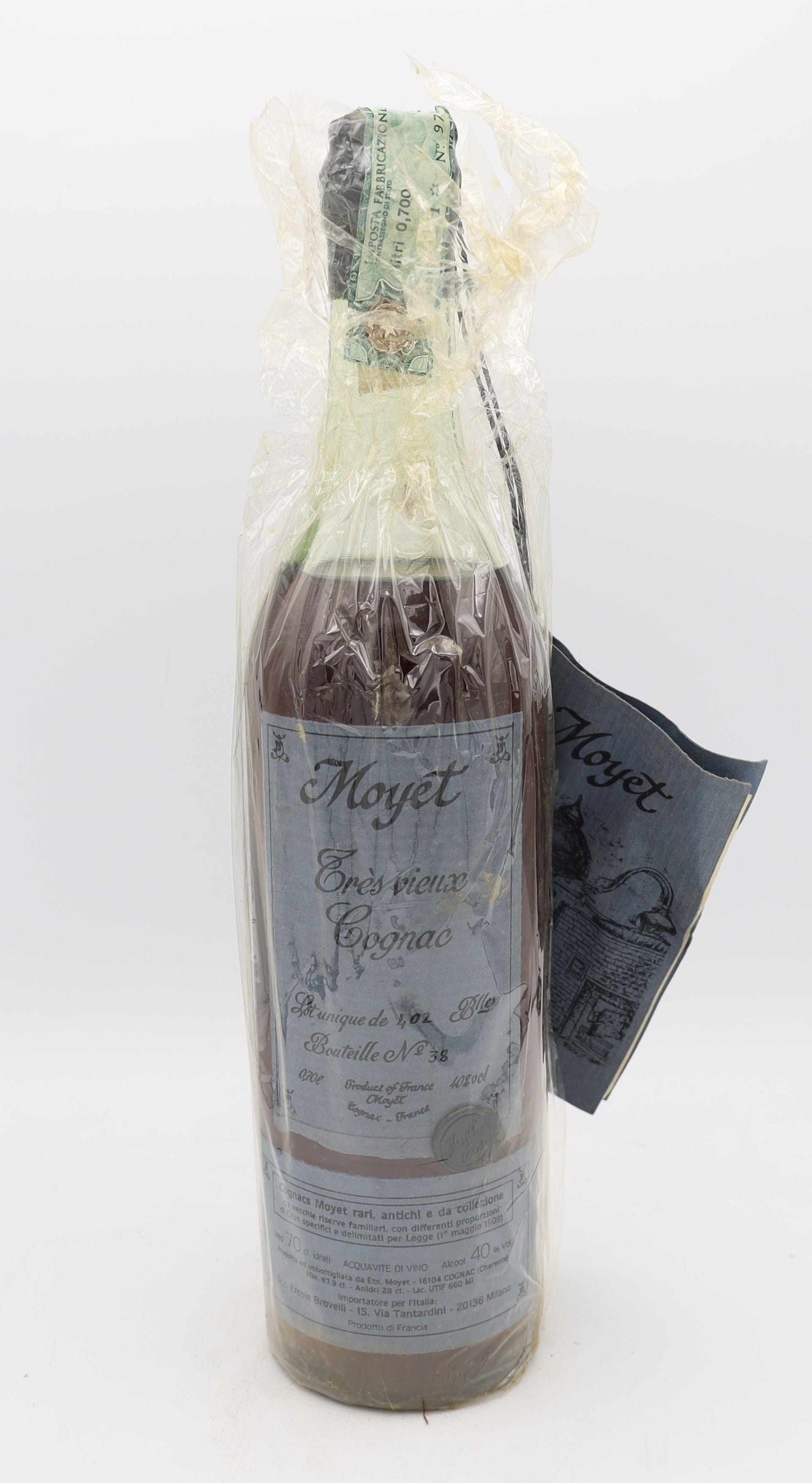 Moyet Très Vieux Cognac – limited edition French cognac, 1 of 402 bottles, Reserved Treasures Club collectible for connoisseurs