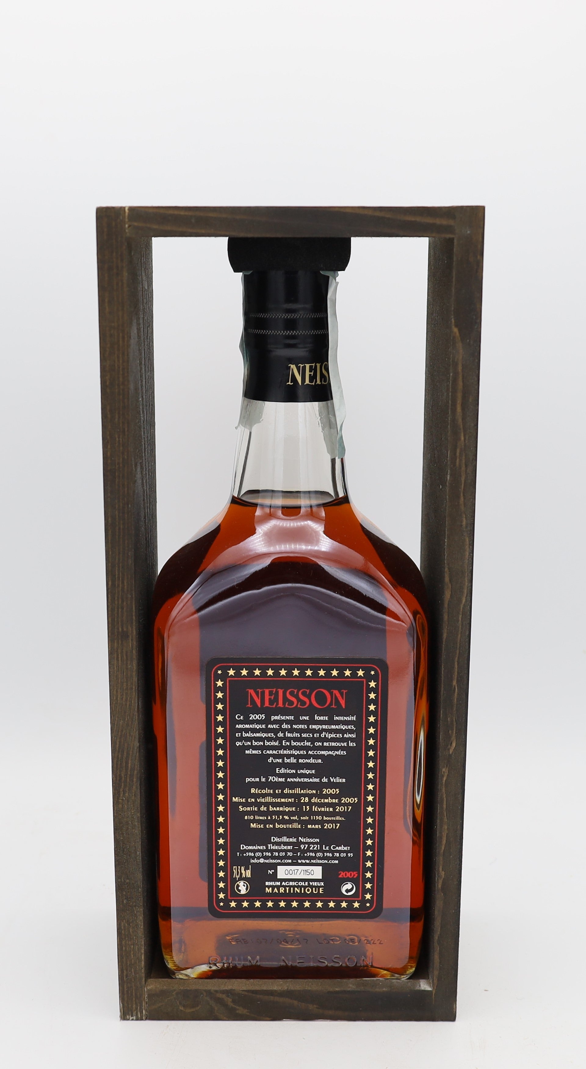 Neisson Rhum 2005 Velier 70th anniversary