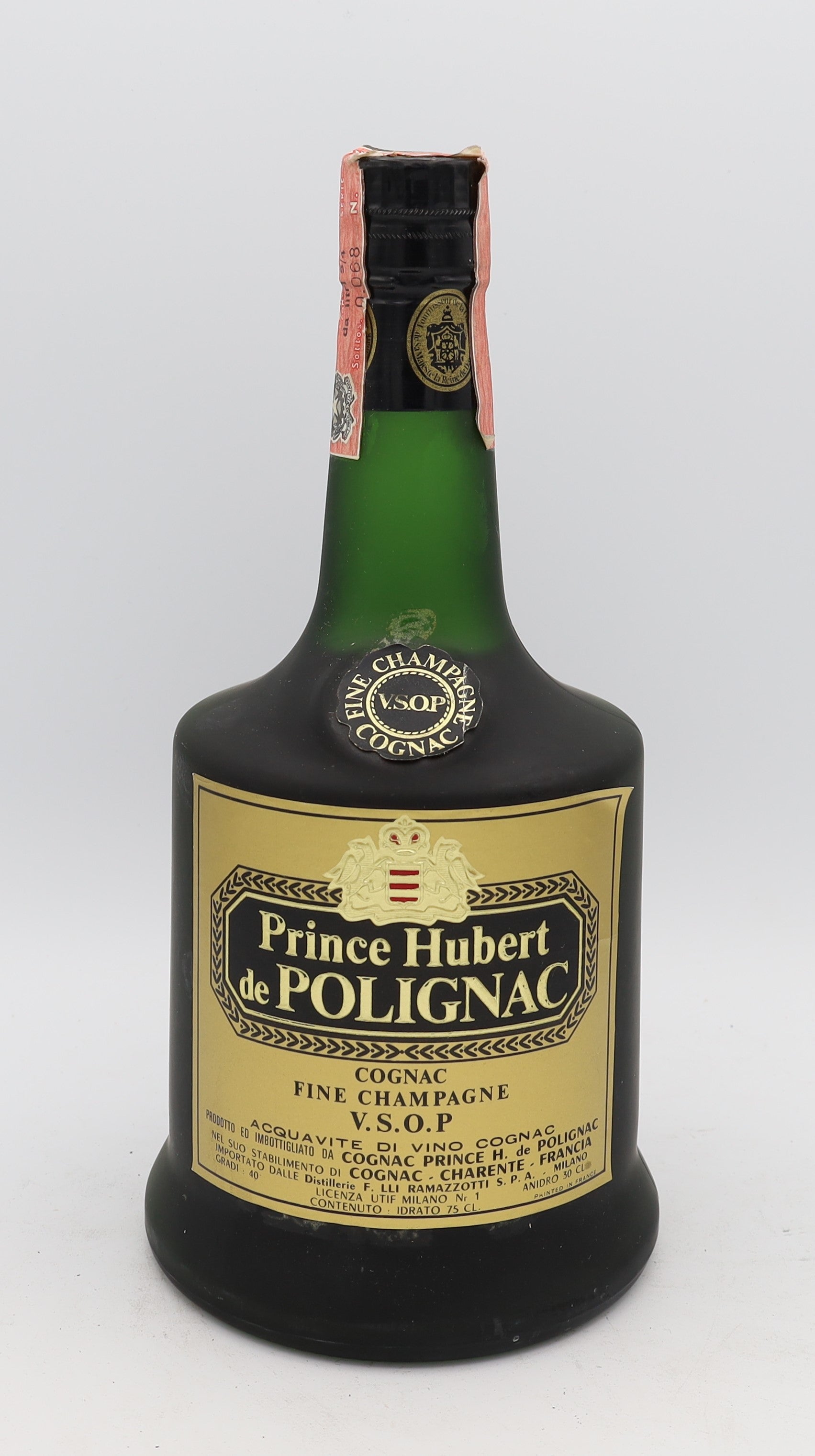 Prince Hubert Fine Champagne VSOP Cognac – premium French brandy crafted from Fine Champagne eaux-de-vie, featuring smooth and elegant flavors, ideal for collectors and connoisseurs.