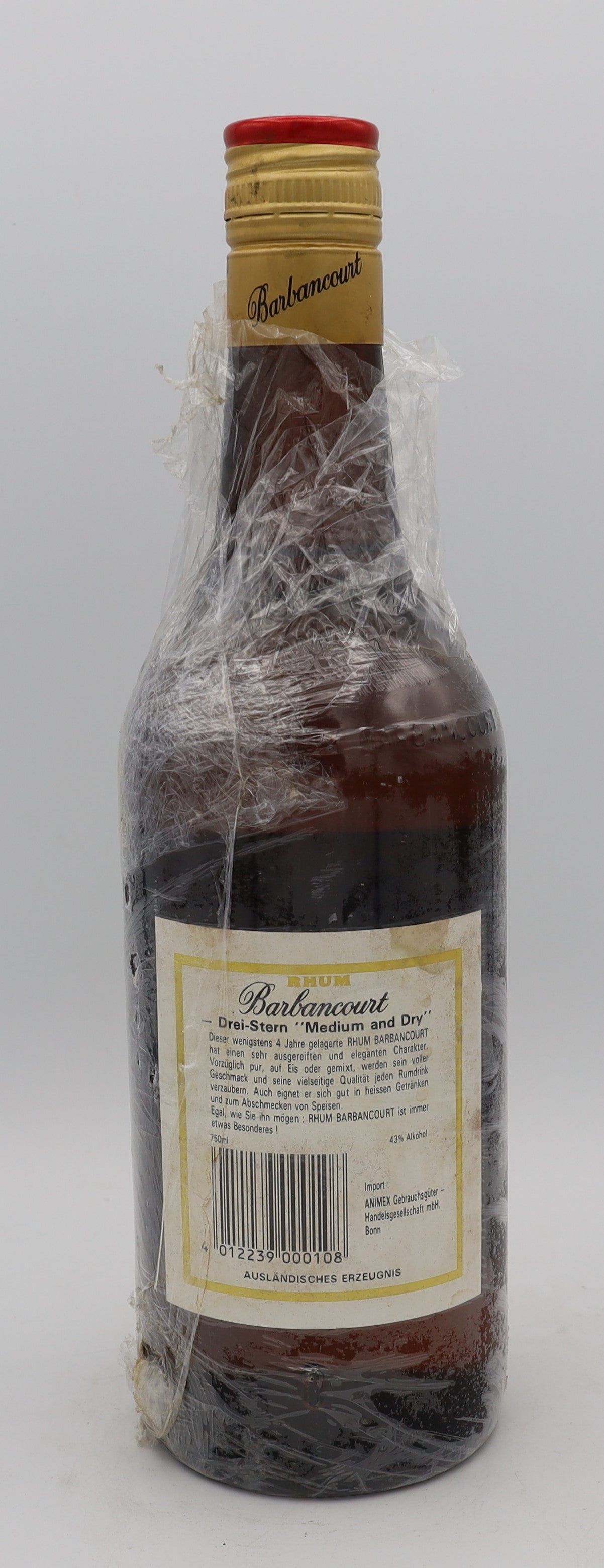Rhum Barbancourt 3 Star Haiti – premium Haitian rum with smooth, rich flavors, crafted using traditional distillation methods.