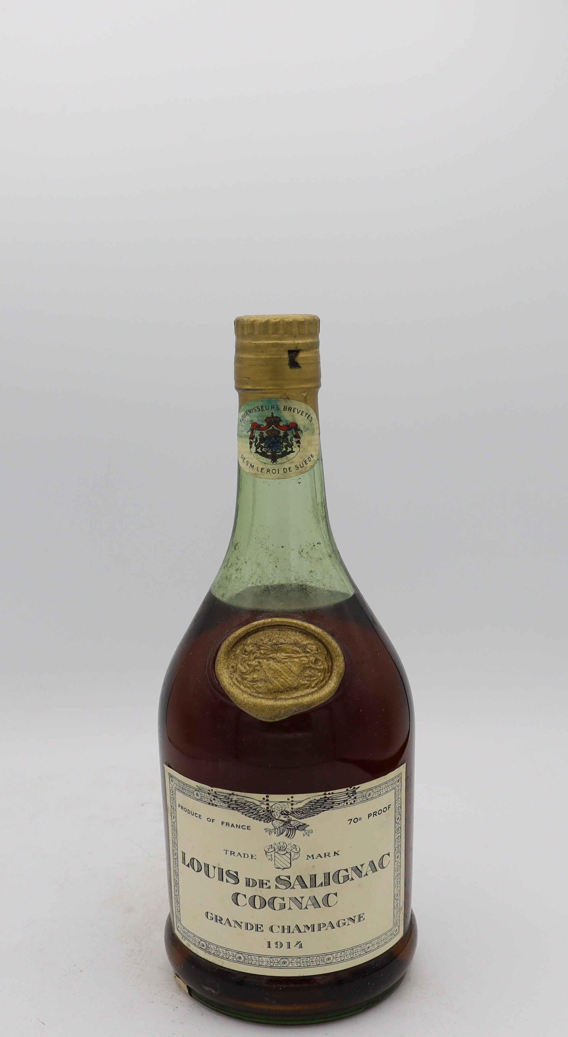 Salignac Cognac Grande Champagne Vintage 1914