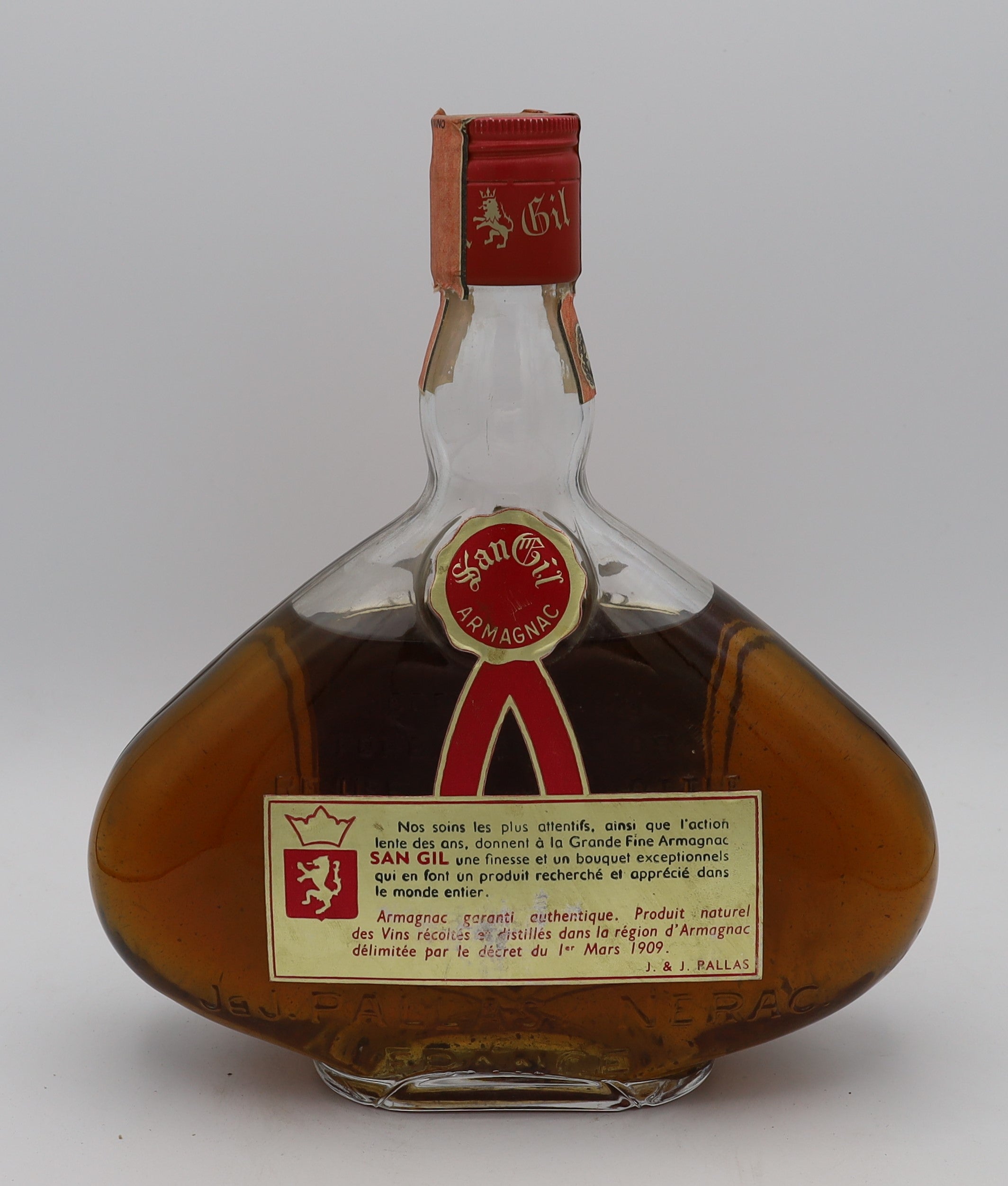 San Gil Grande Fine Armagnac Very Old Pale 3 Star – premium aged brandy with rich, smooth flavors and refined complexity, ideal for collectors.