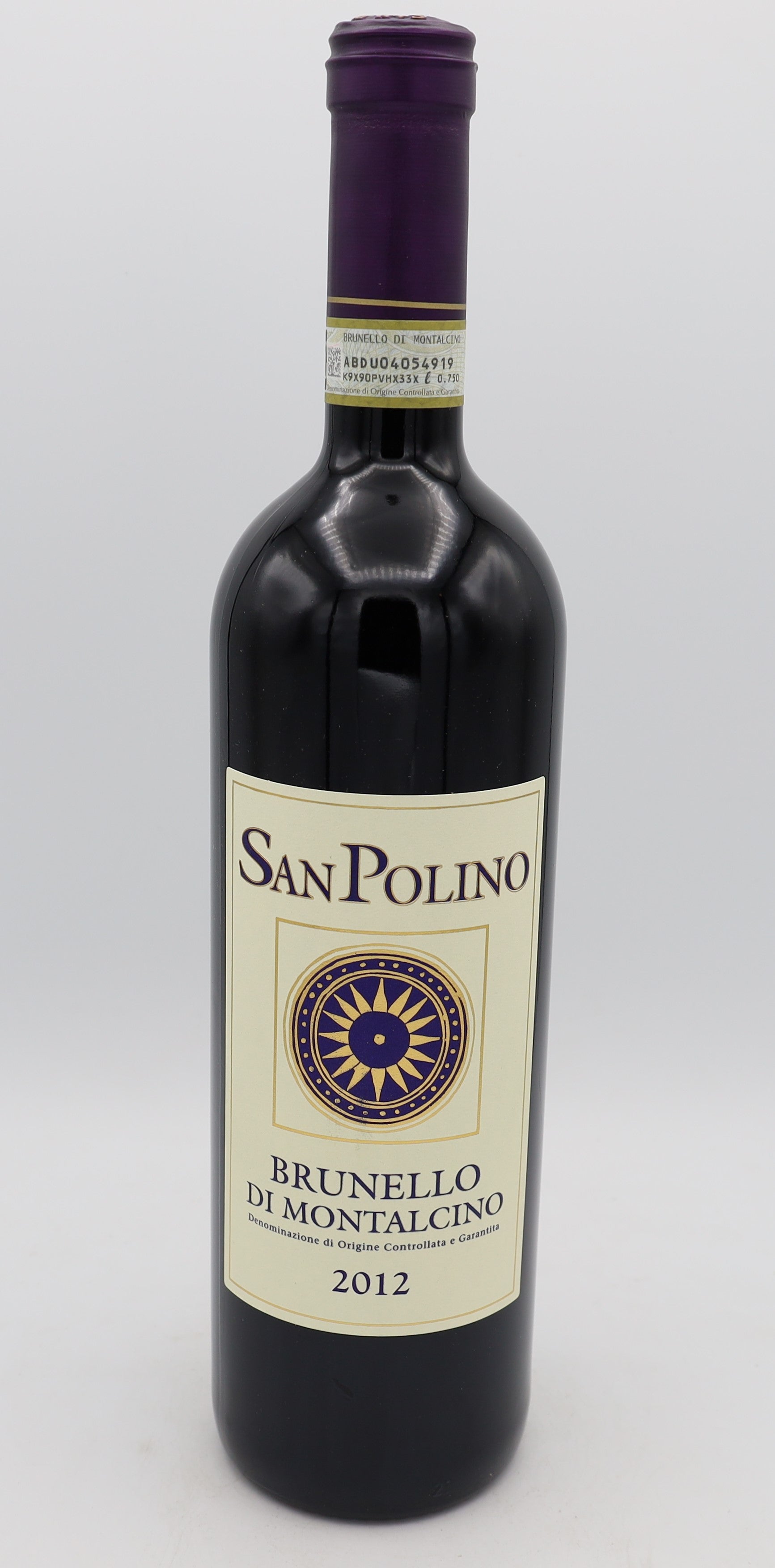 San Polino Vintage 2012 Brunello di Montalcino DOCG – refined Italian red wine from Tuscany with aromas of ripe cherries, spice and earthy depth.