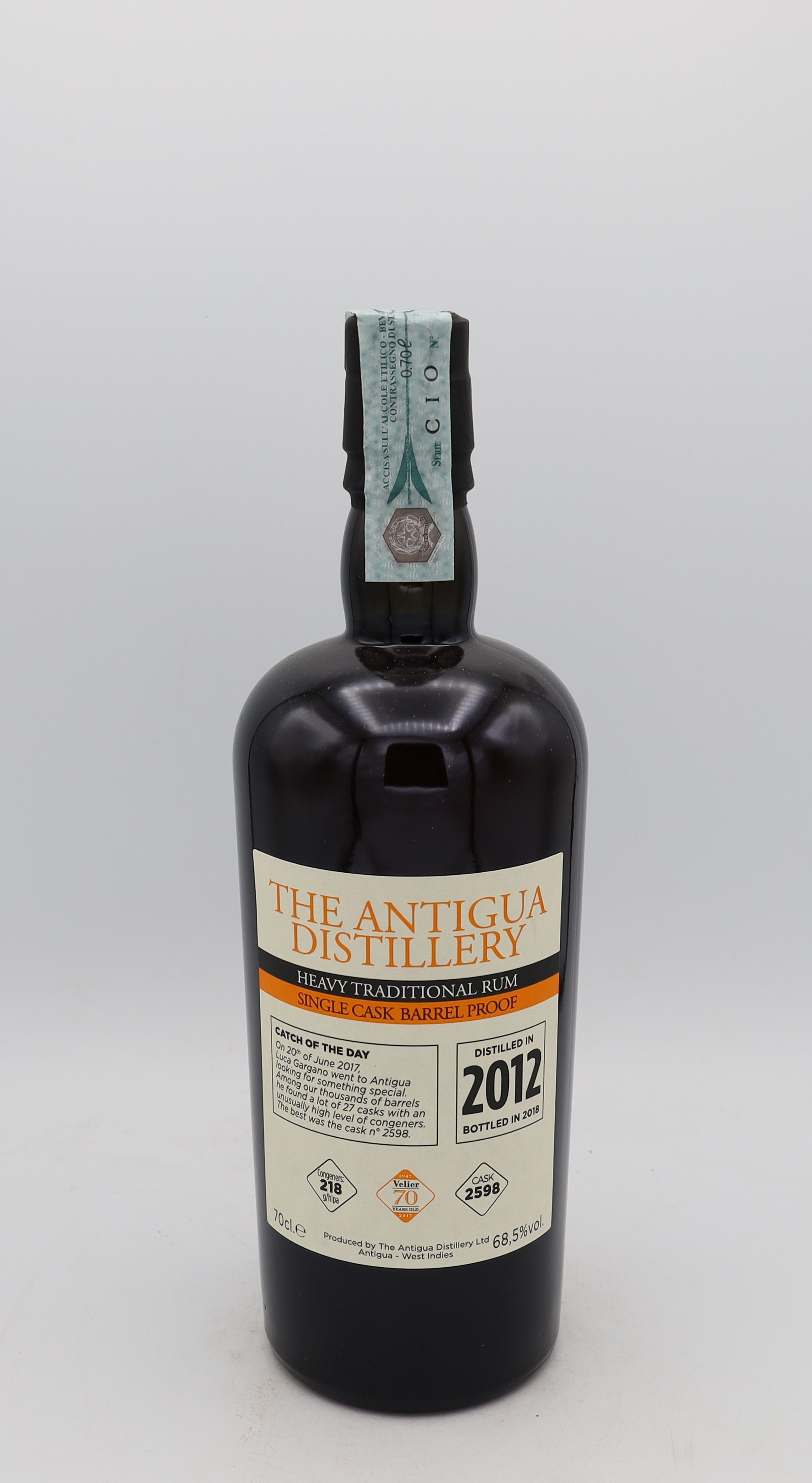 The Antigua Distillery 2012 Rum Velier 5 yo
