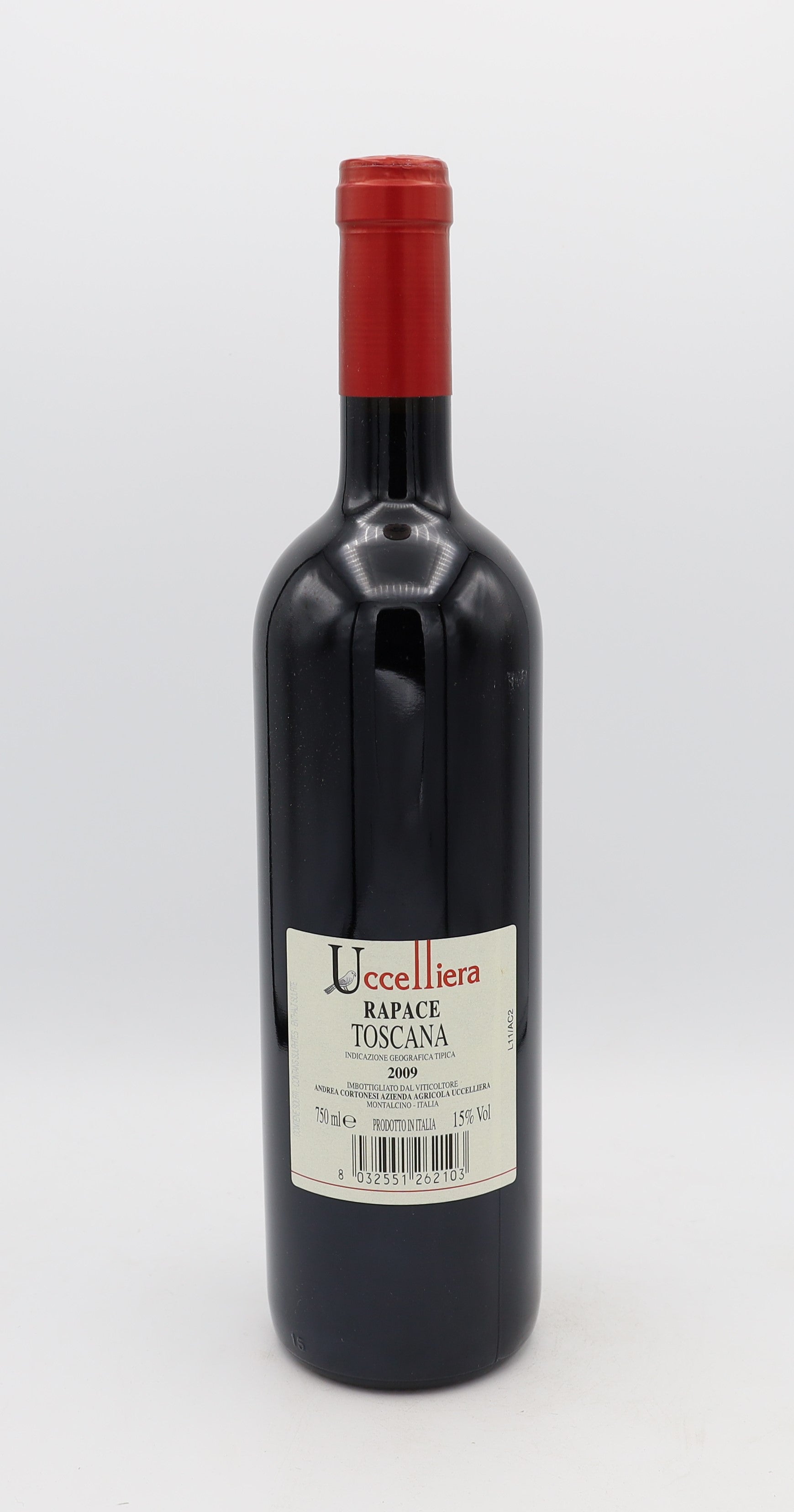 Uccelliera Rapace Toscana IGT Vintage 2009 – premium Italian red wine with rich, complex flavors and refined structure.