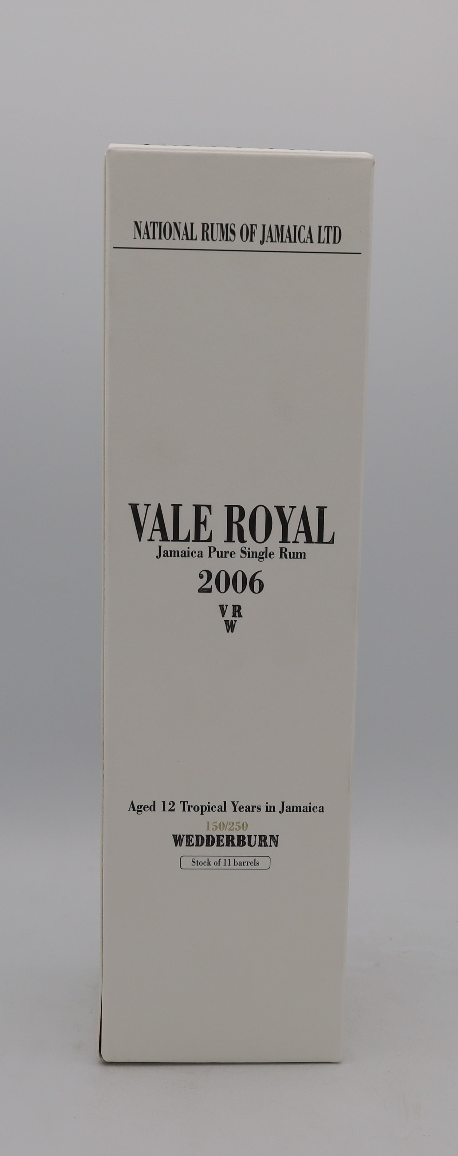 Vale Royal Rum Long Pond 2006 12YO – premium Jamaican rum with rich, complex flavors, crafted for smoothness and depth.