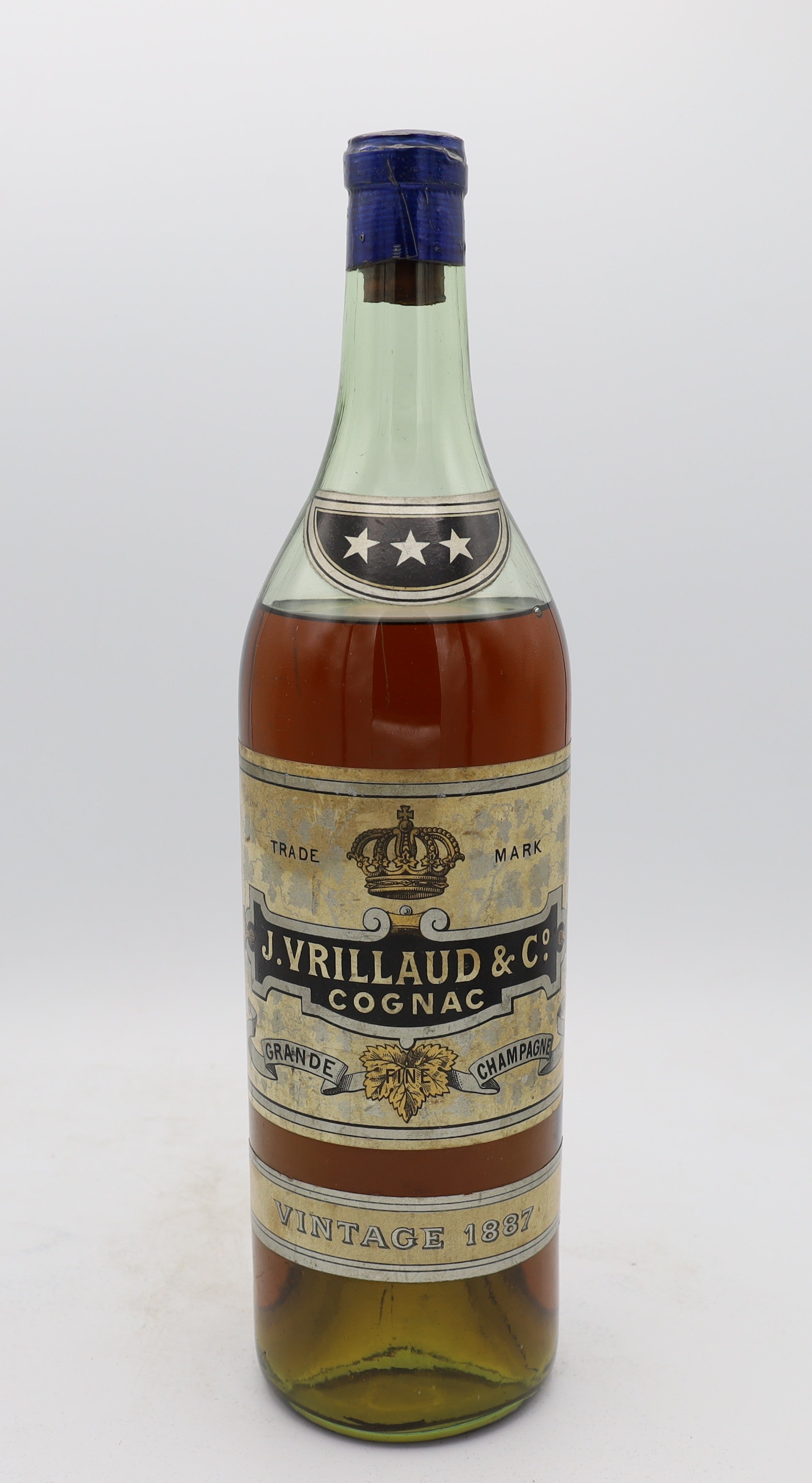 Vrillaud Grande Fine Champagne 3stars Cognac Vintage 1887
