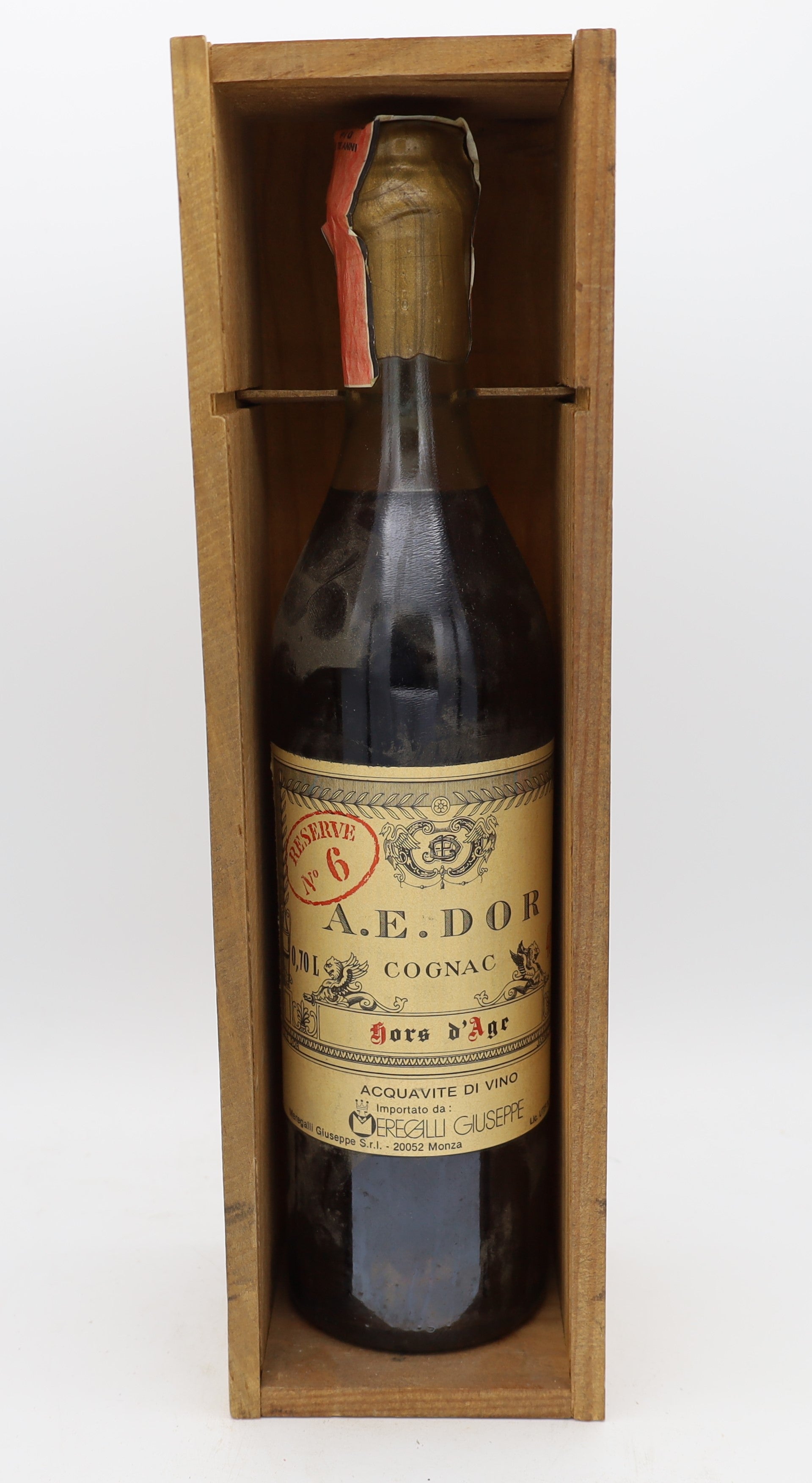 A.E. Dor Cognac – premium French cognac in luxury wooden box, ideal for gifting and collectors