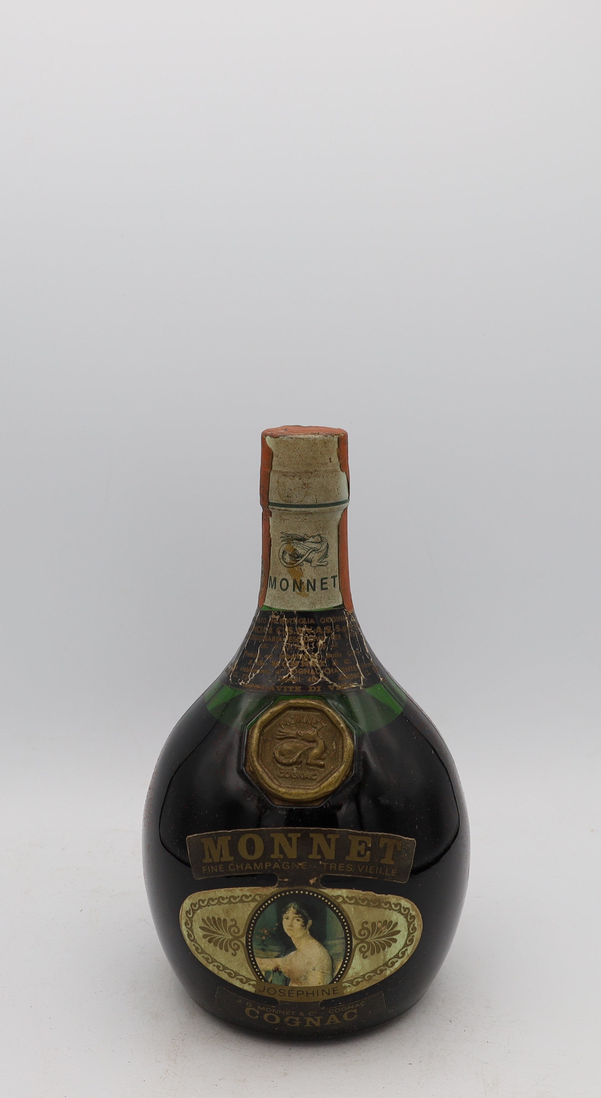 J.G. Monnet Fine Champagne Très Vieille Joséphine Cognac – rare and premium French cognac, collectible bottle for connoisseurs