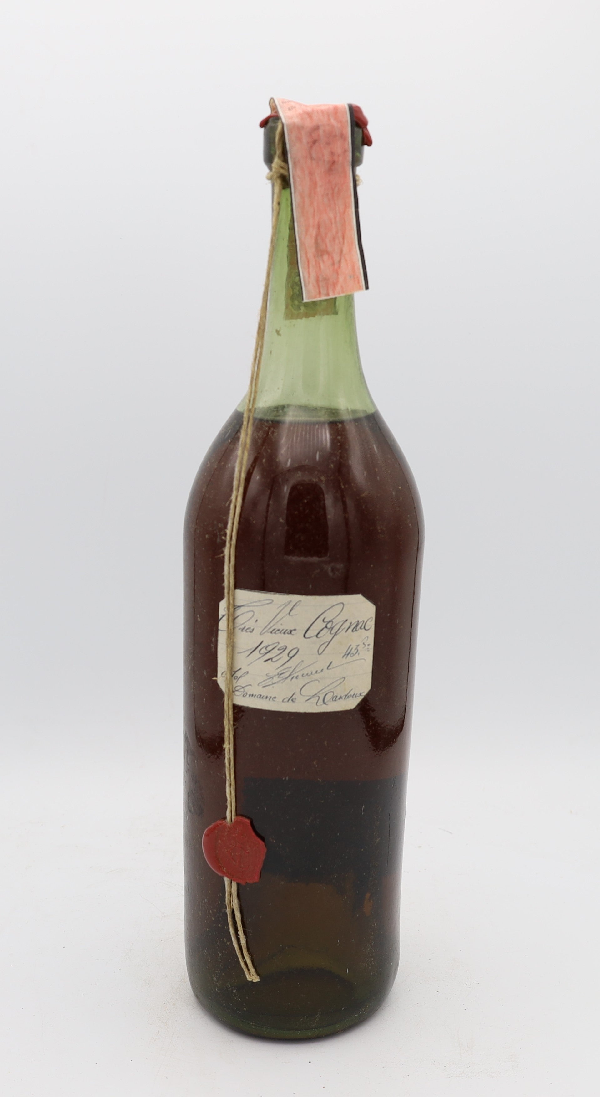 L’Héraud Très Vieux Cognac Vintage 1929 – rare French cognac with certificate, Reserved Treasures Club collectible edition for connoisseurs
