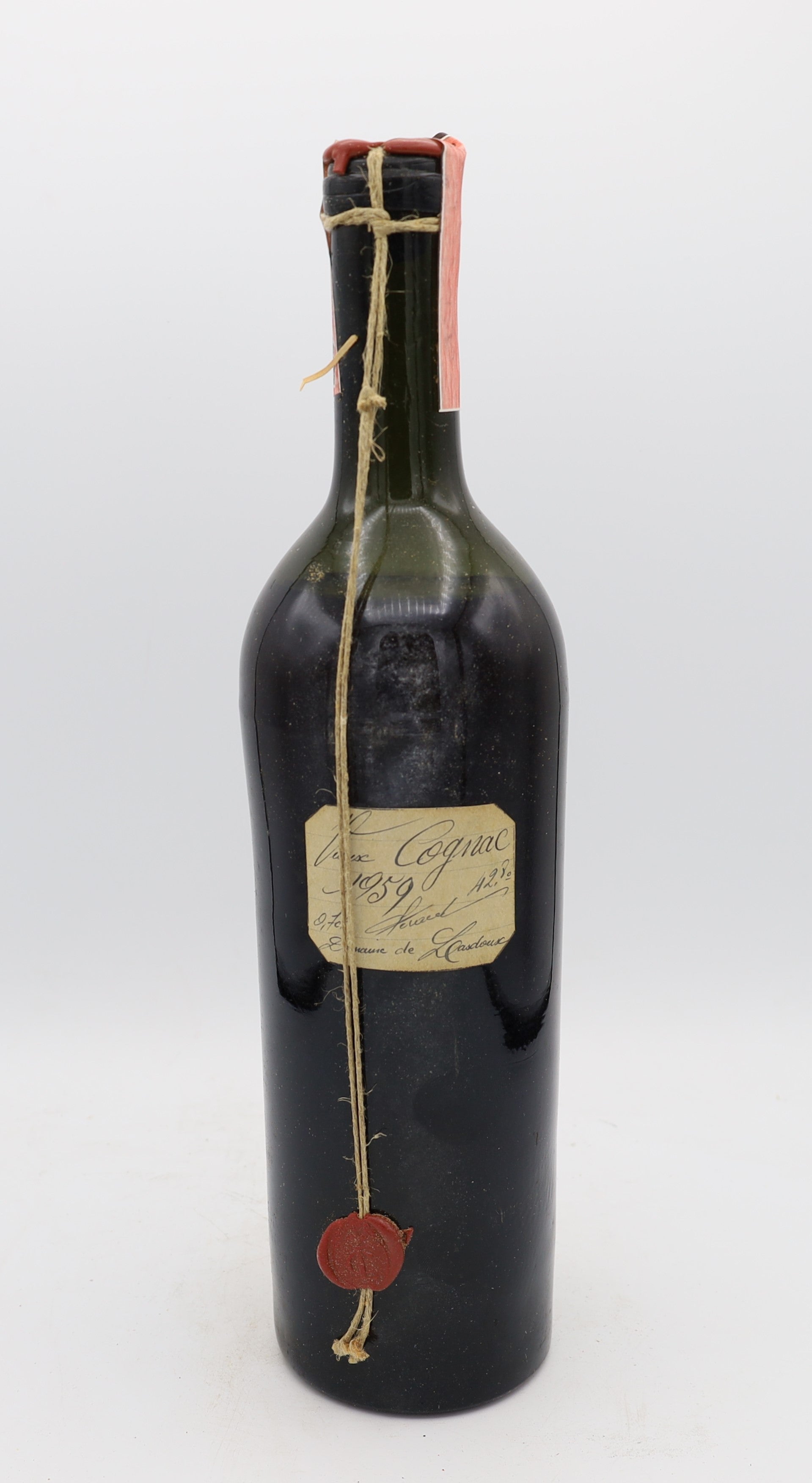 L’Héraud Vieux Cognac Vintage 1959 – rare French cognac with certificate, Reserved Treasures Club collectible edition for connoisseurs