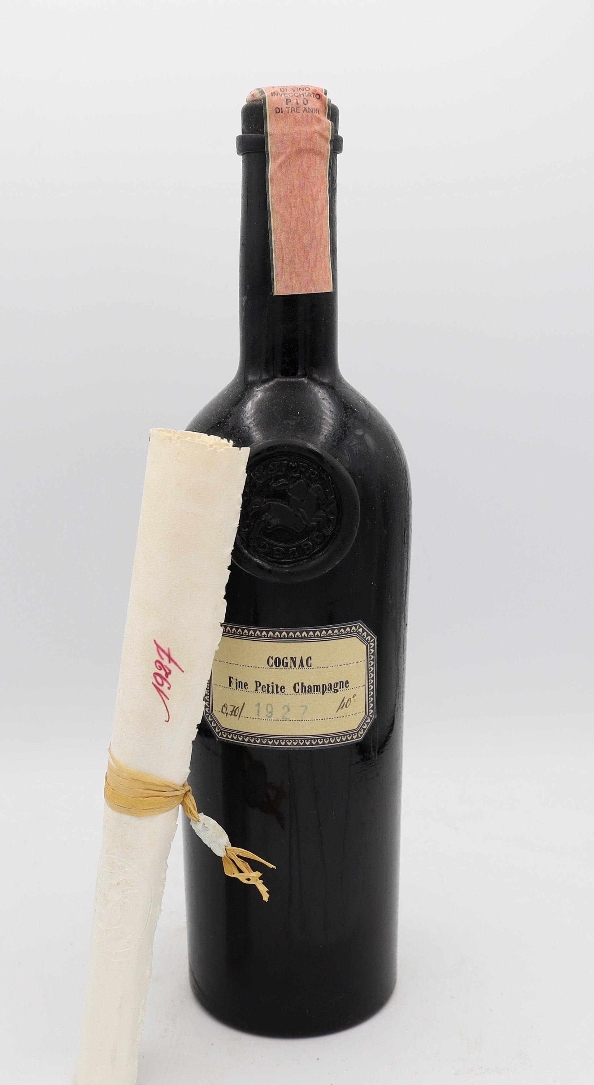L’Héraud Fine Petite Champagne Cognac Vintage 1927 – rare French cognac, Reserved Treasures Club collectible bottle for connoisseurs