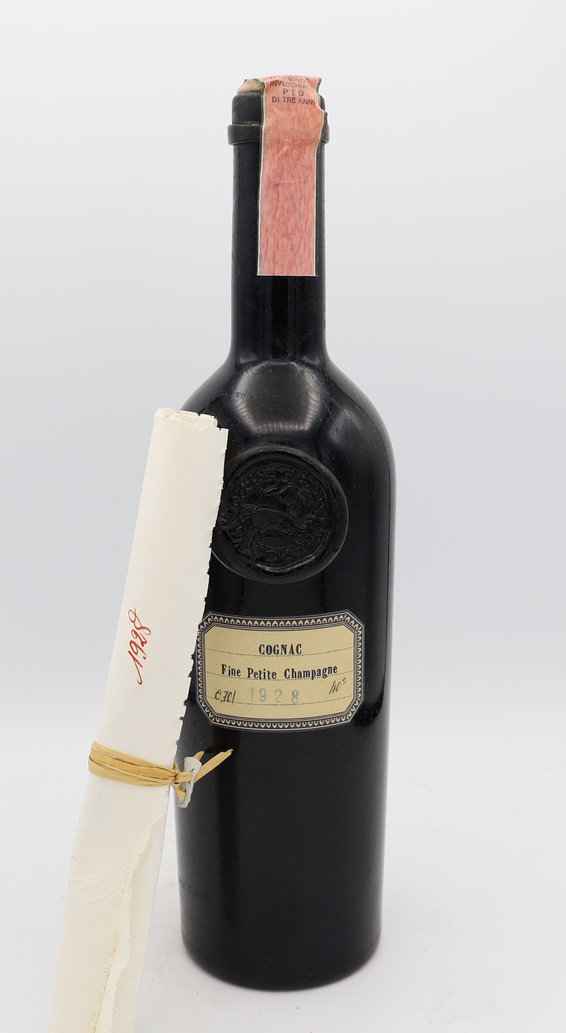 L’Héraud Fine Petite Champagne Cognac Vintage 1928 – rare French cognac, Reserved Treasures Club collectible bottle for connoisseurs