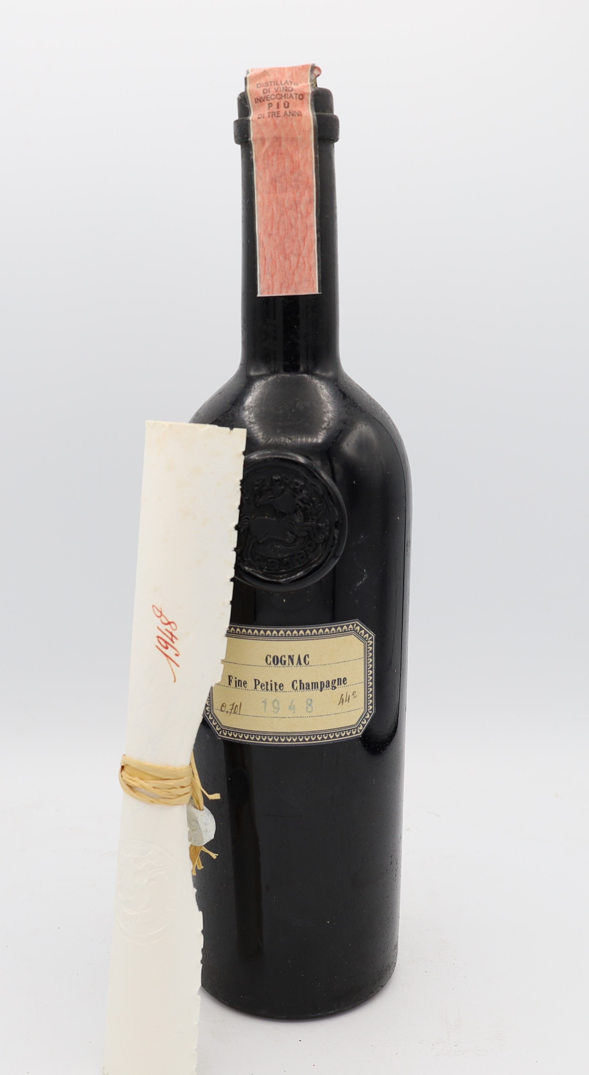 L’Héraud Fine Petite Champagne Cognac Vintage 1948 – rare French cognac, Reserved Treasures Club collectible bottle for connoisseurs
