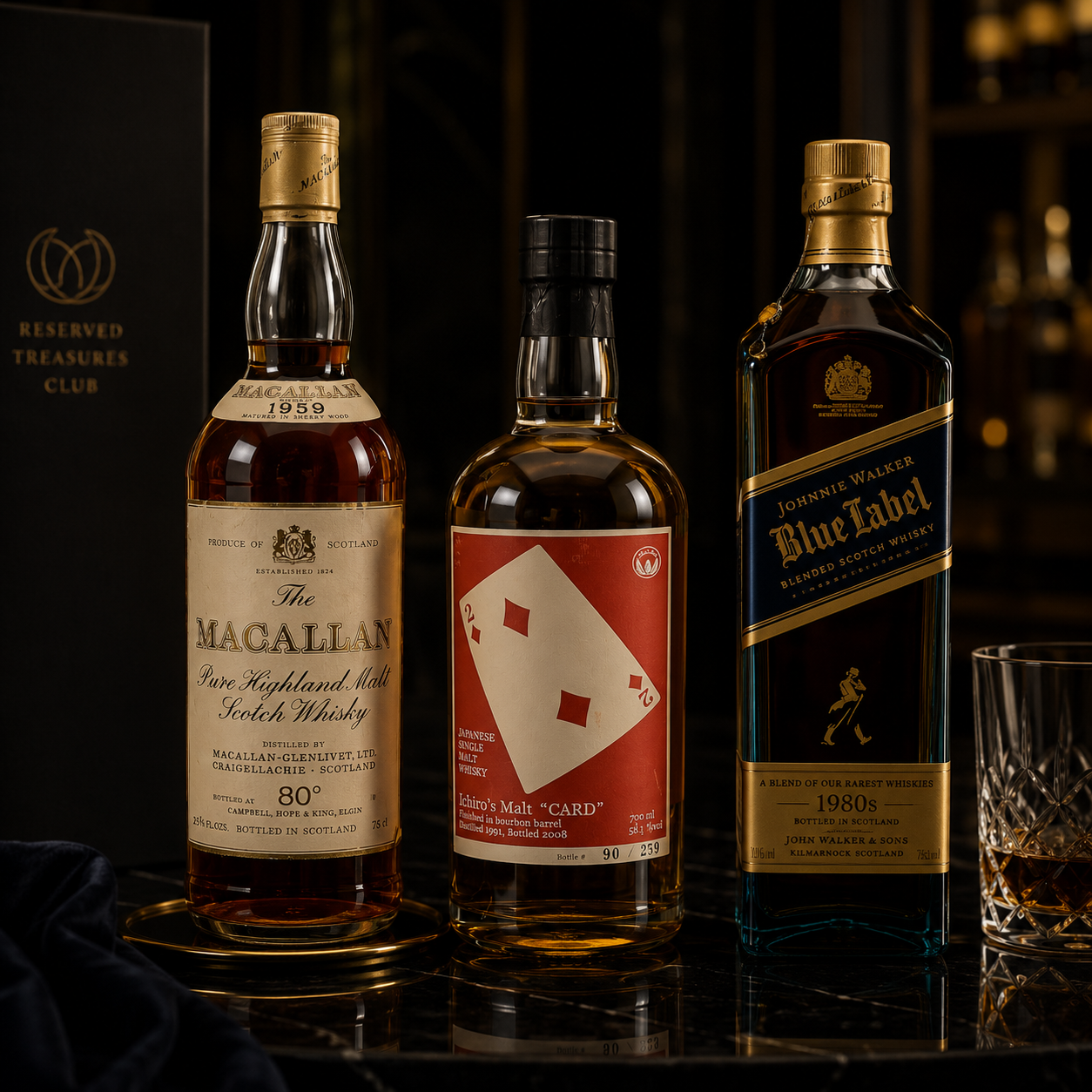 Rare & Collectible Whisky - Reserved Treasures Club