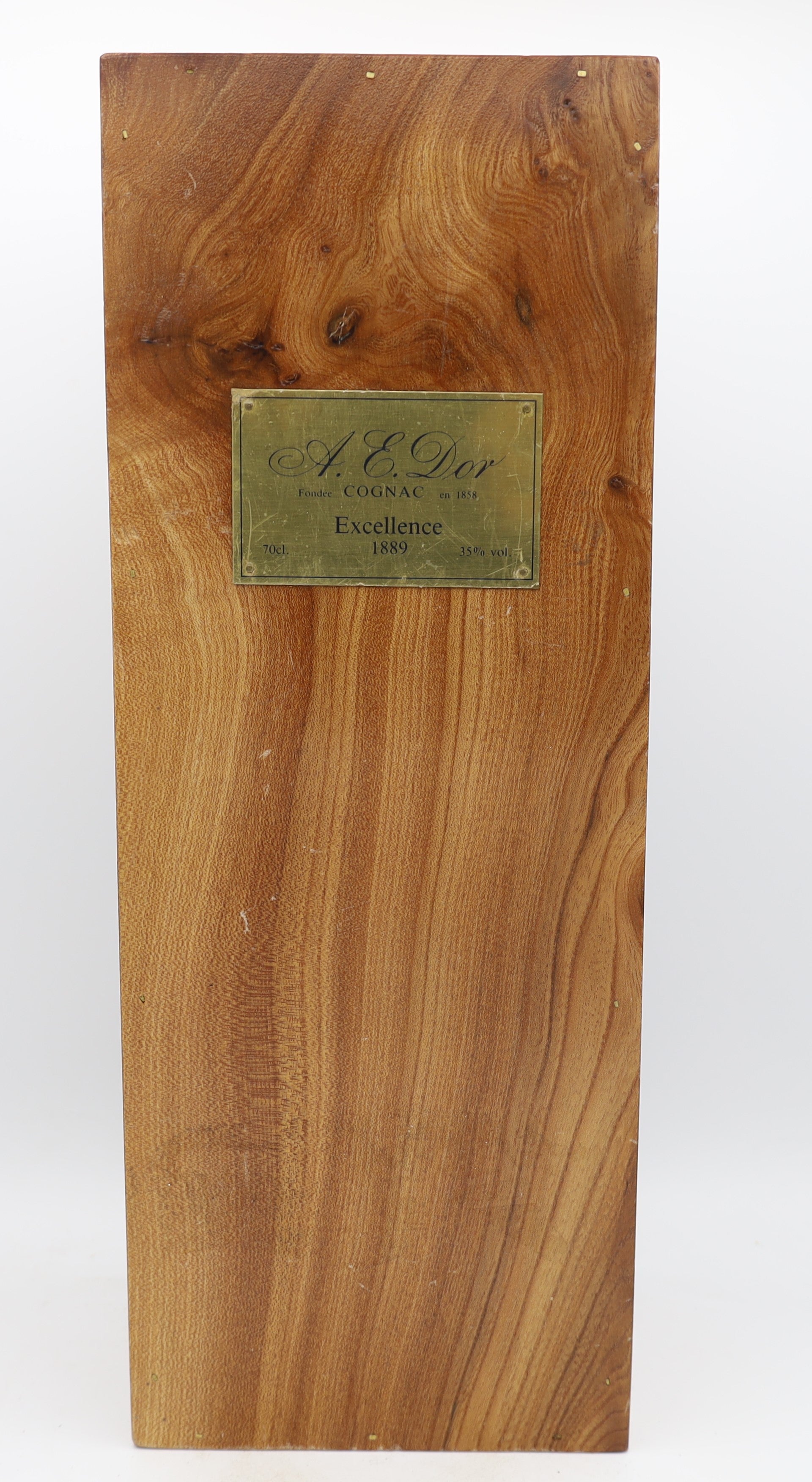 A.E. Dor Cognac – premium French cognac in elegant wooden box, ideal for gifting and collectible edition