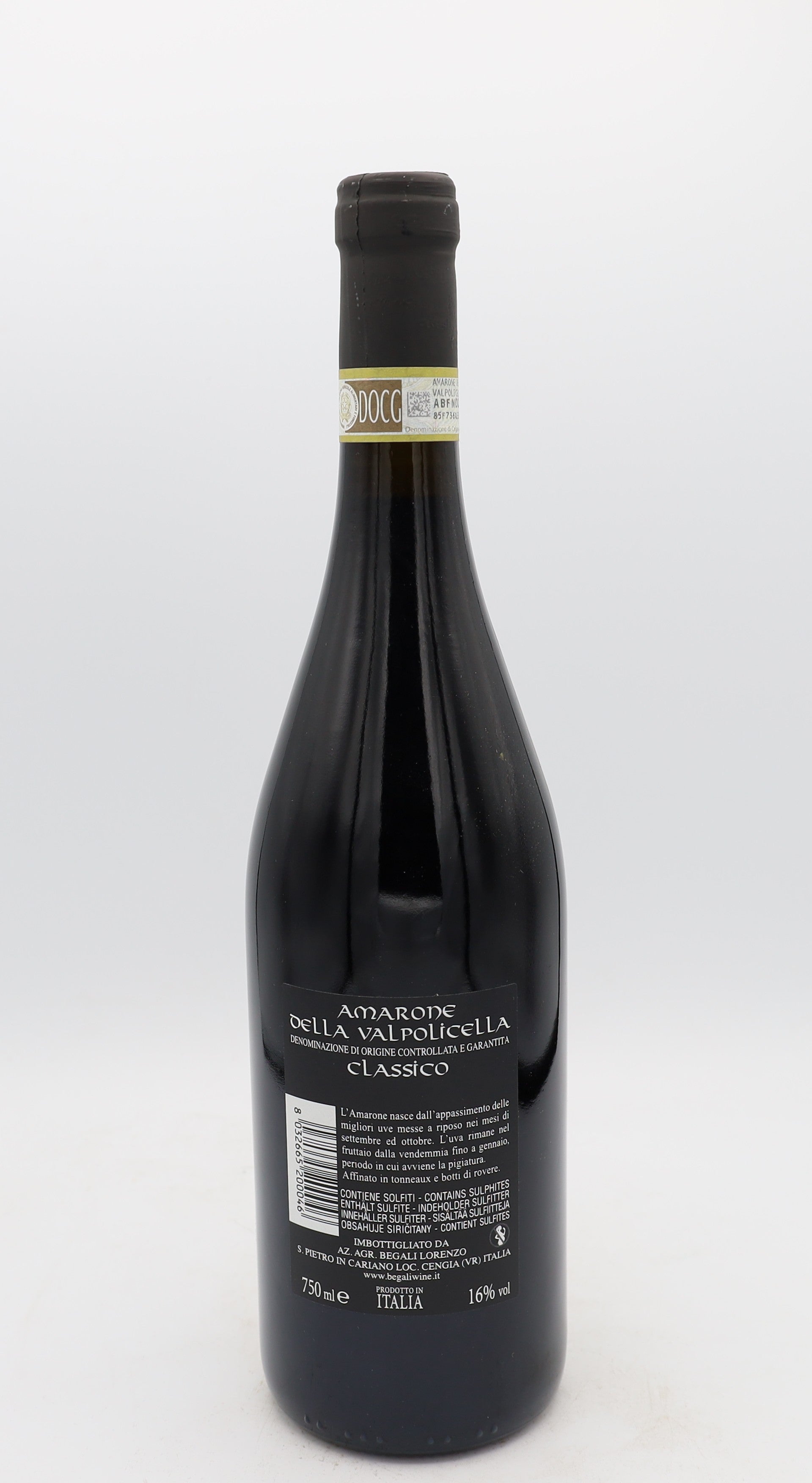Begali Amarone della Valpolicella Classico 2015