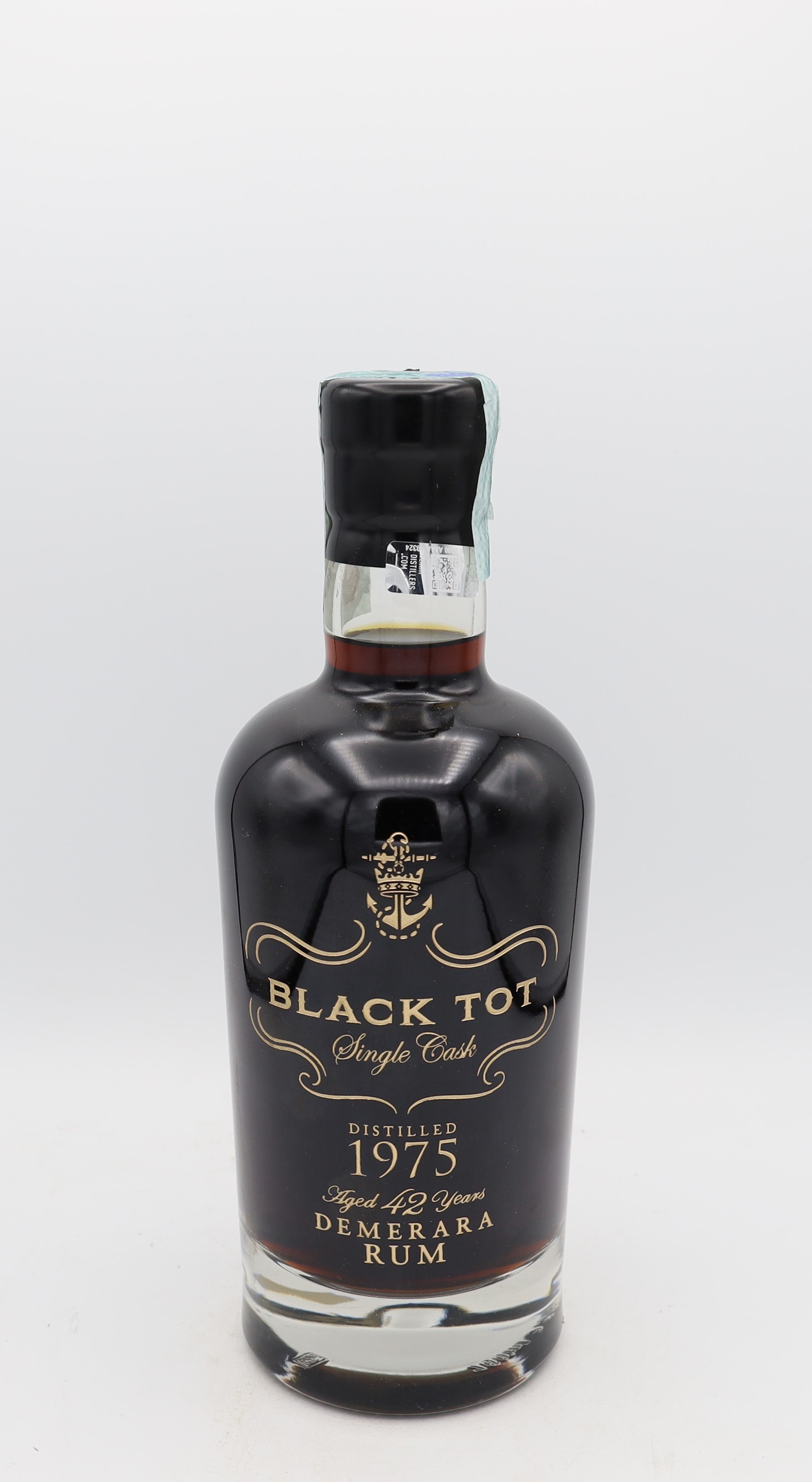 A Black Tot 42-Year-Old Demerara Rum, limited Reserved Treasures Club edition, presented in a collector’s box – exceptionally rare aged Caribbean rum with rich, complex flavors.