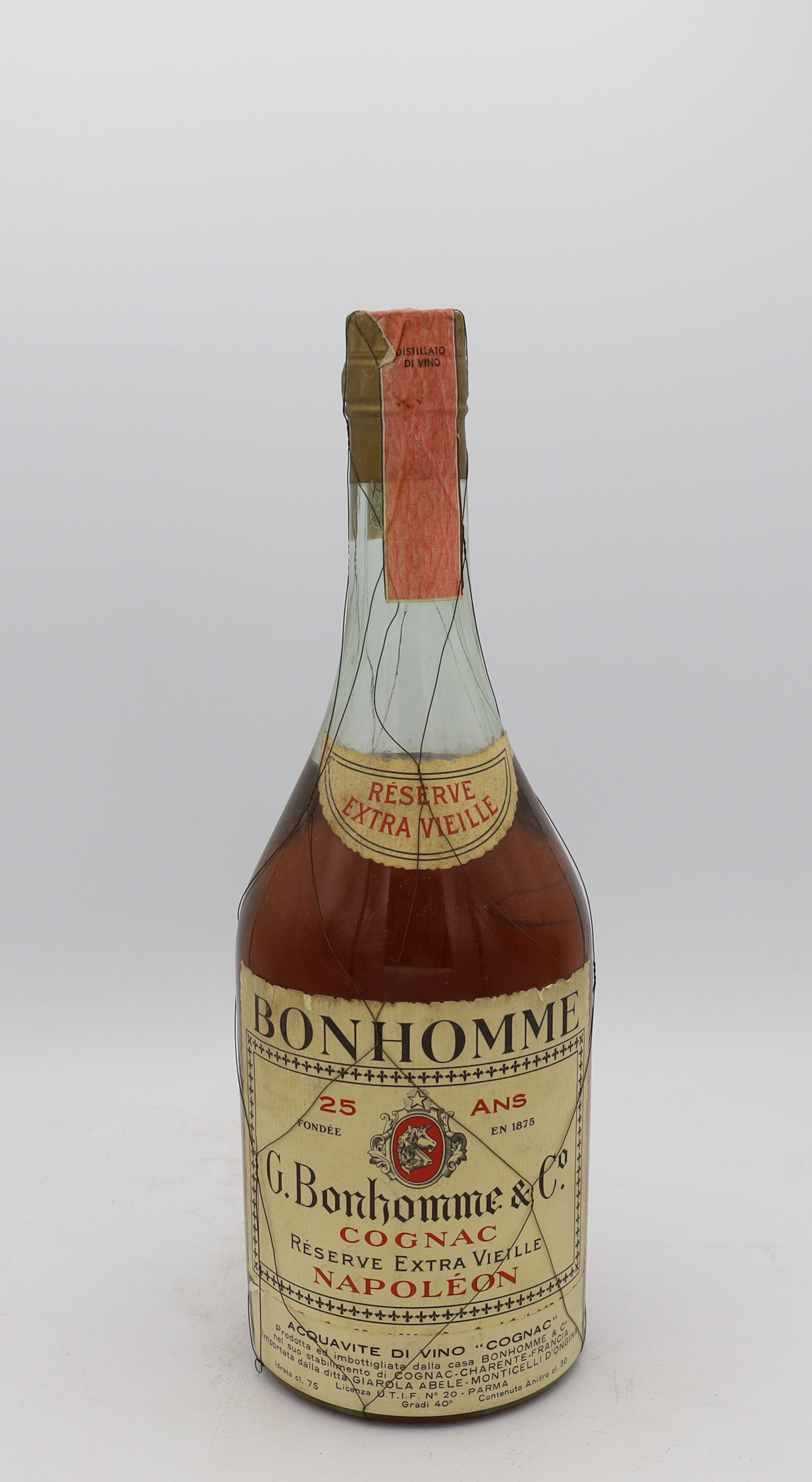 Bonhomme Réserve Extra Vieille Napoleon Cognac 25yo