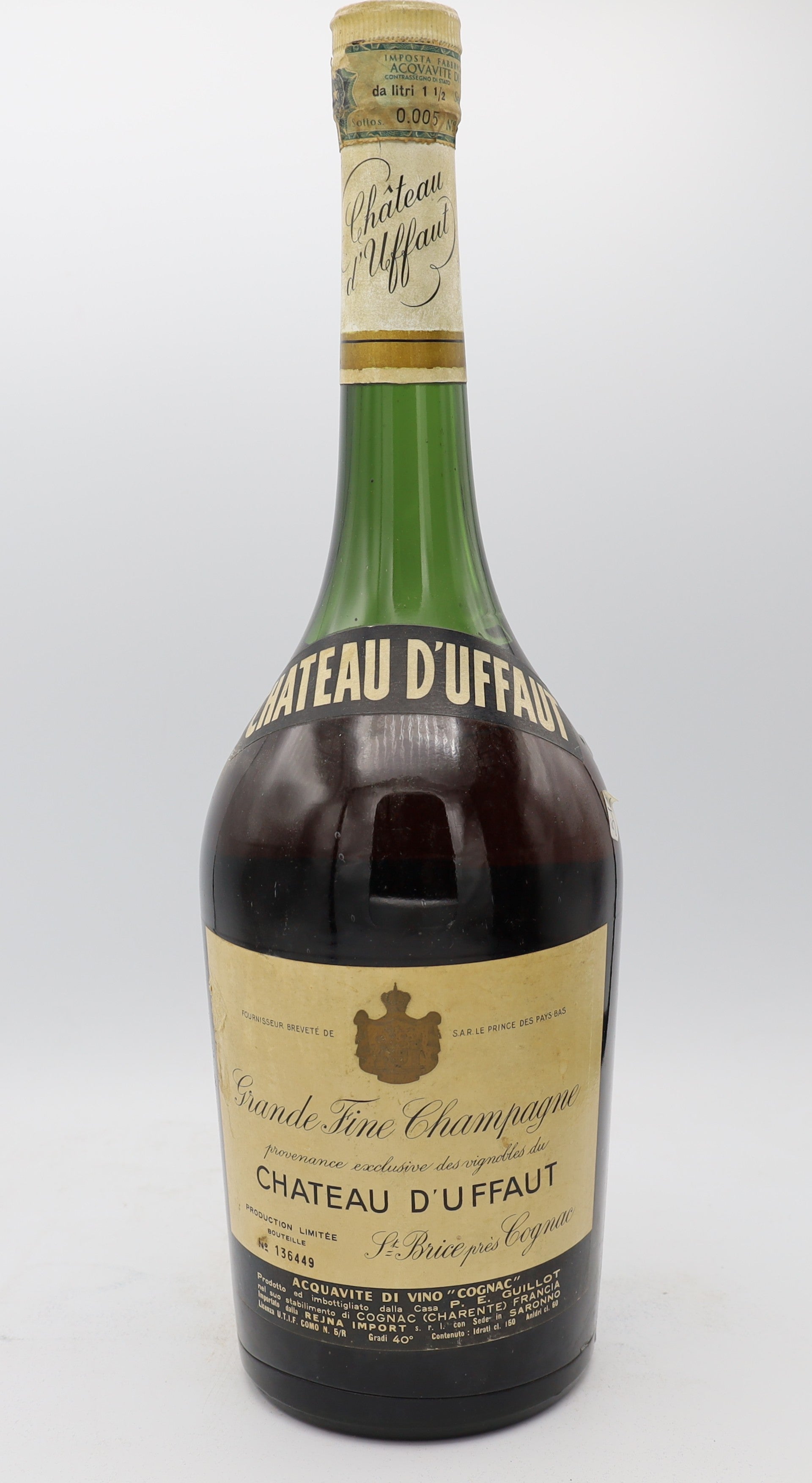 Chateau d'Uffaut Grande Cognac Magnum 1970's