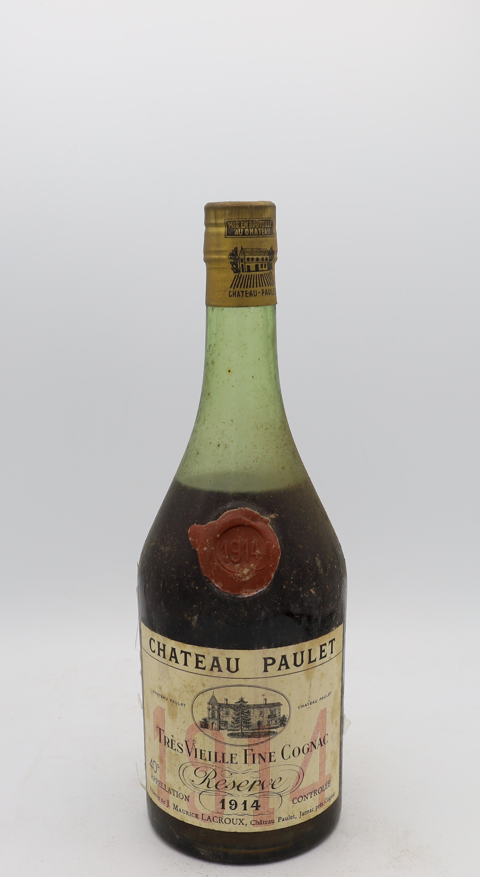 Chateau Paulet Cognac 1914: A Rare Historic Find - Reserved