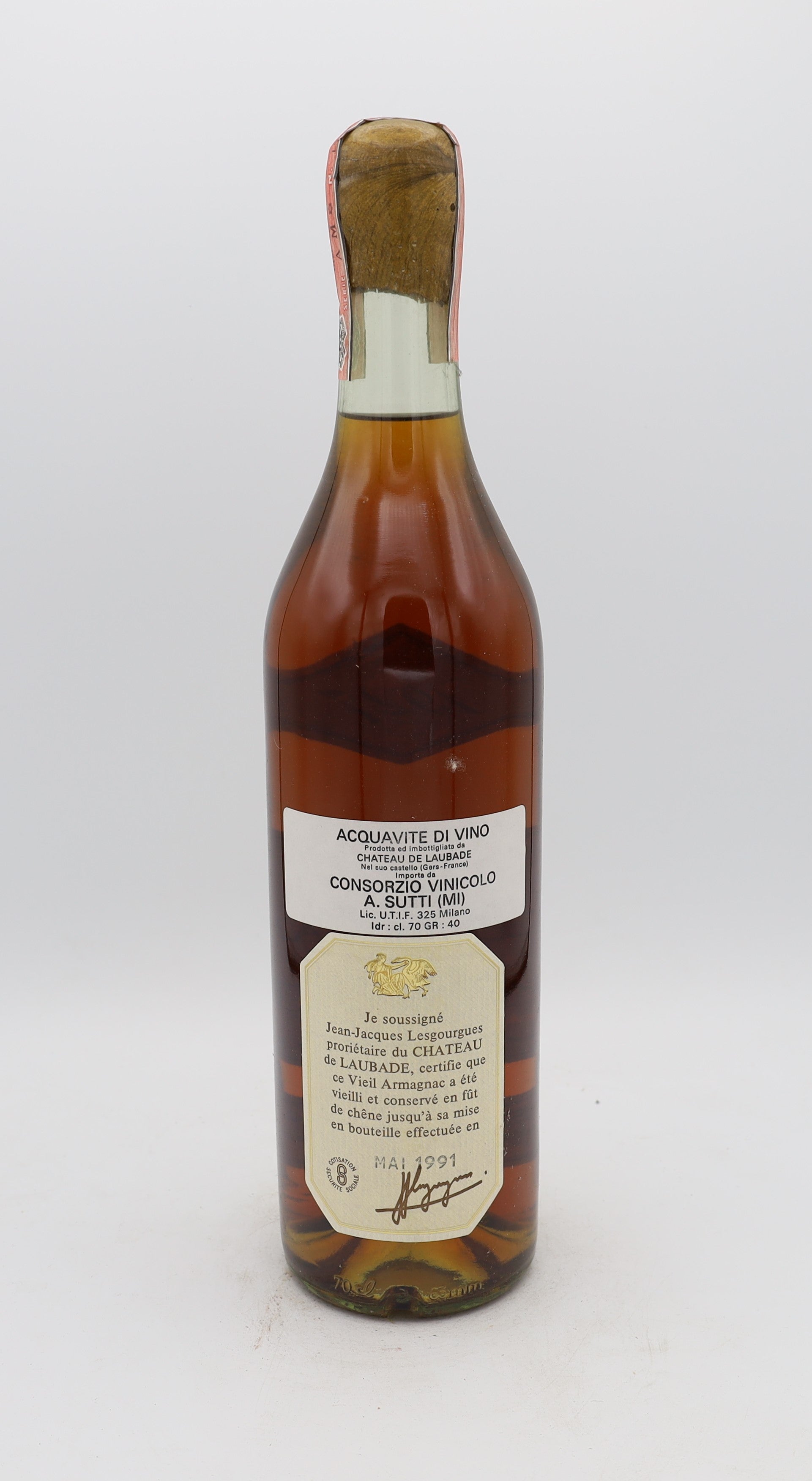 Chateau de Laubade Bas Armagnac Vintage 1927