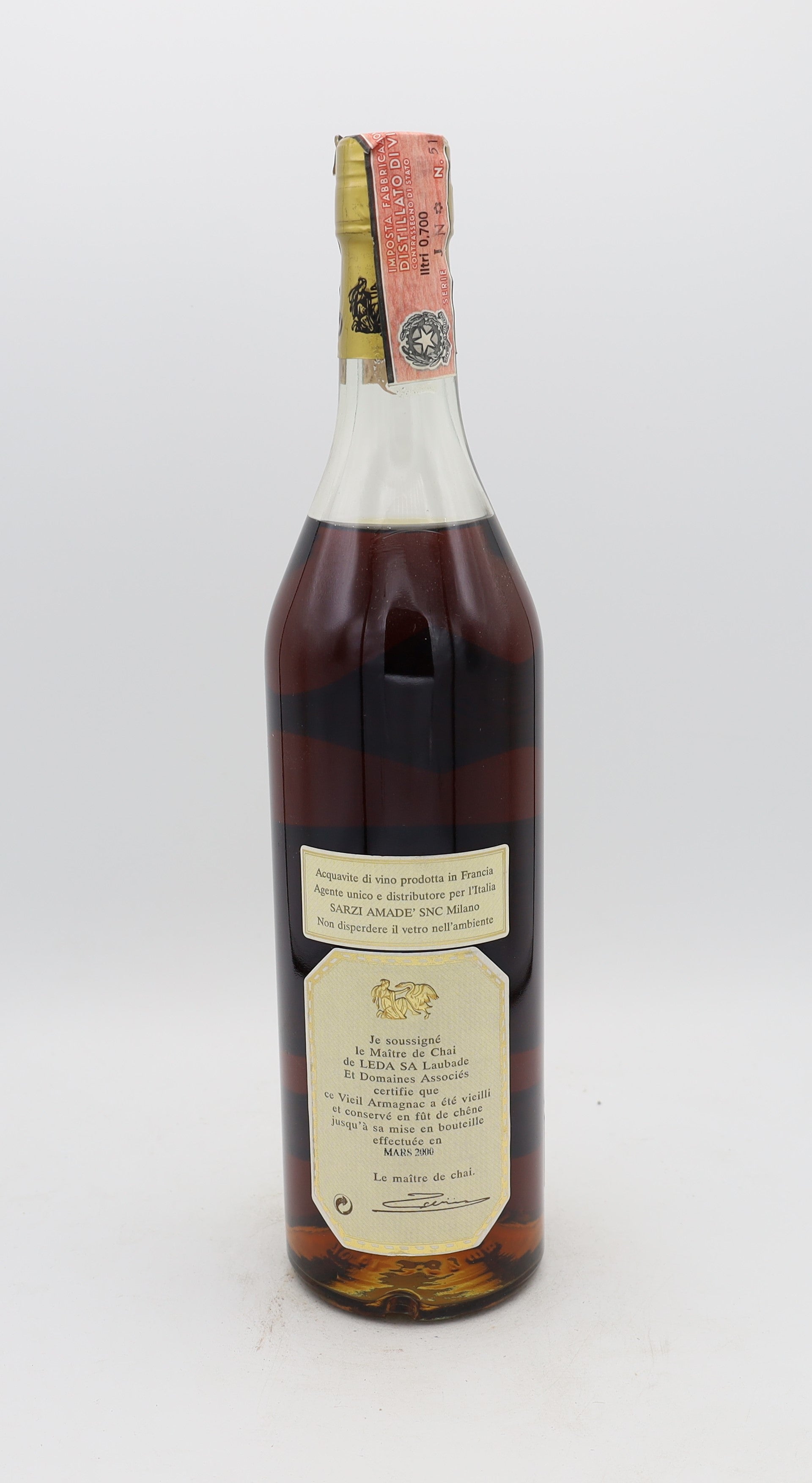 Chateau de Laubade Bas Armagnac Vintage 1950