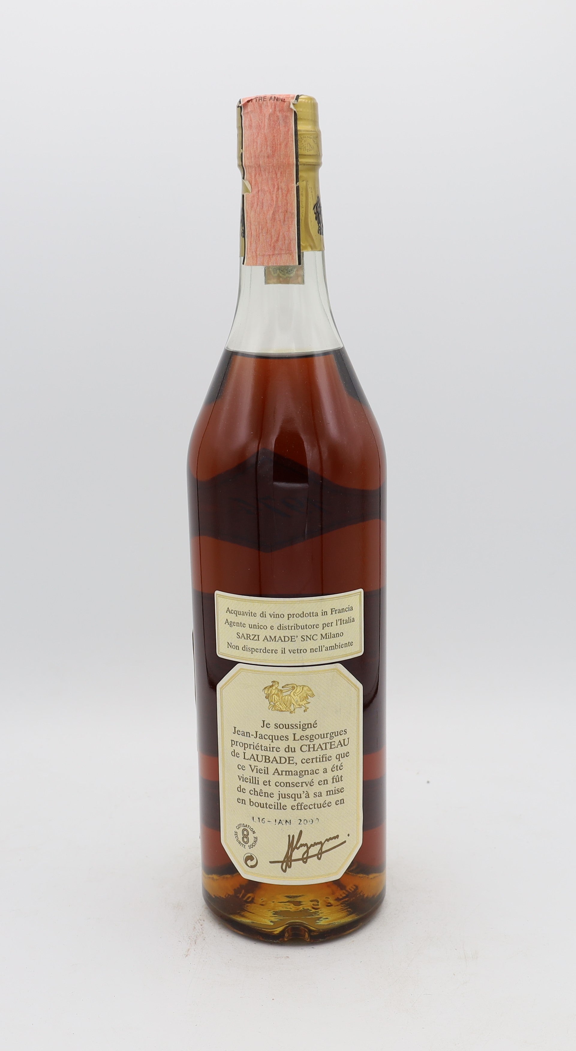 Chateau de Laubade Bas Armagnac Vintage 1974